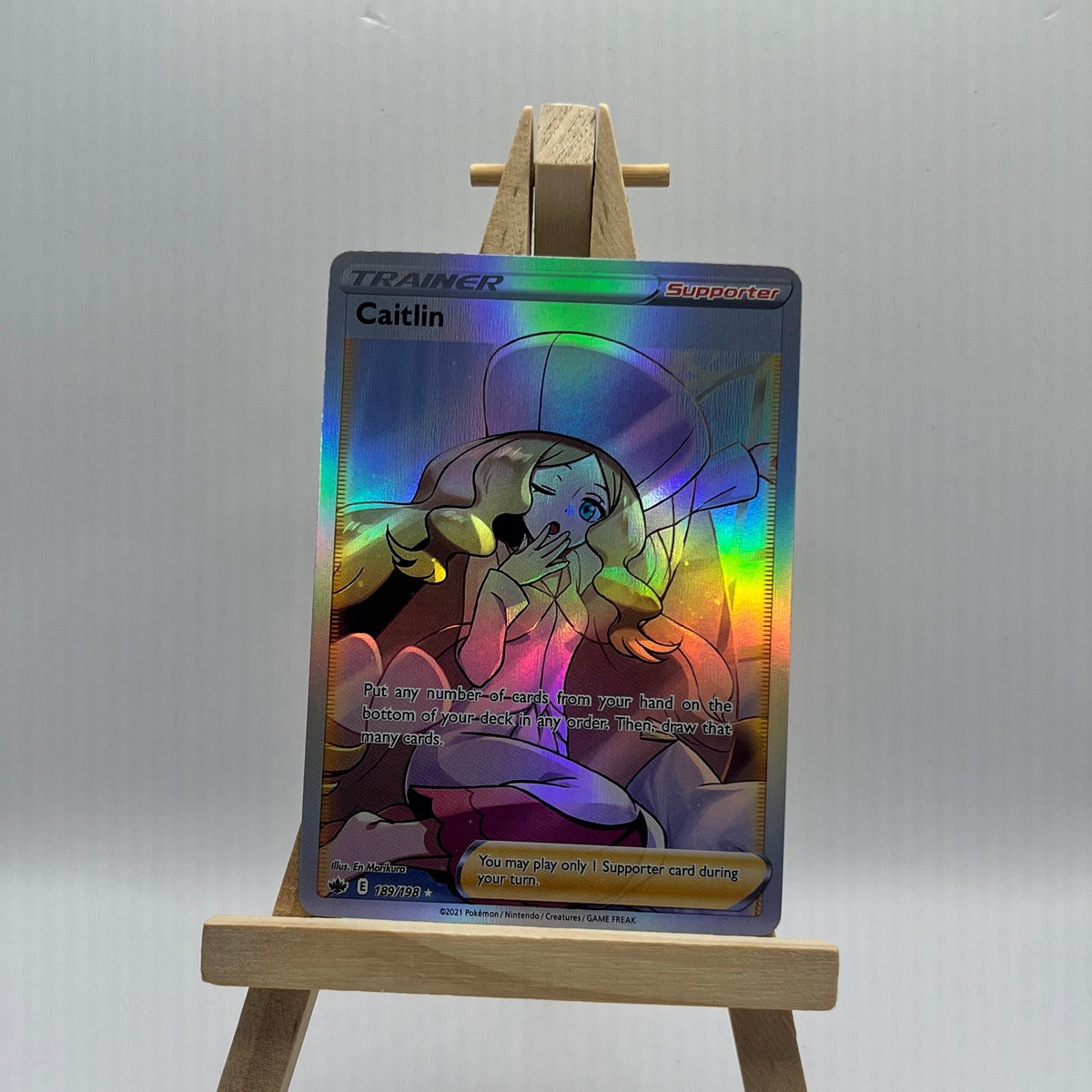 caitlin pokemon card full art you may discard another Color:Blue-Green 001-056 The Queen - kaido