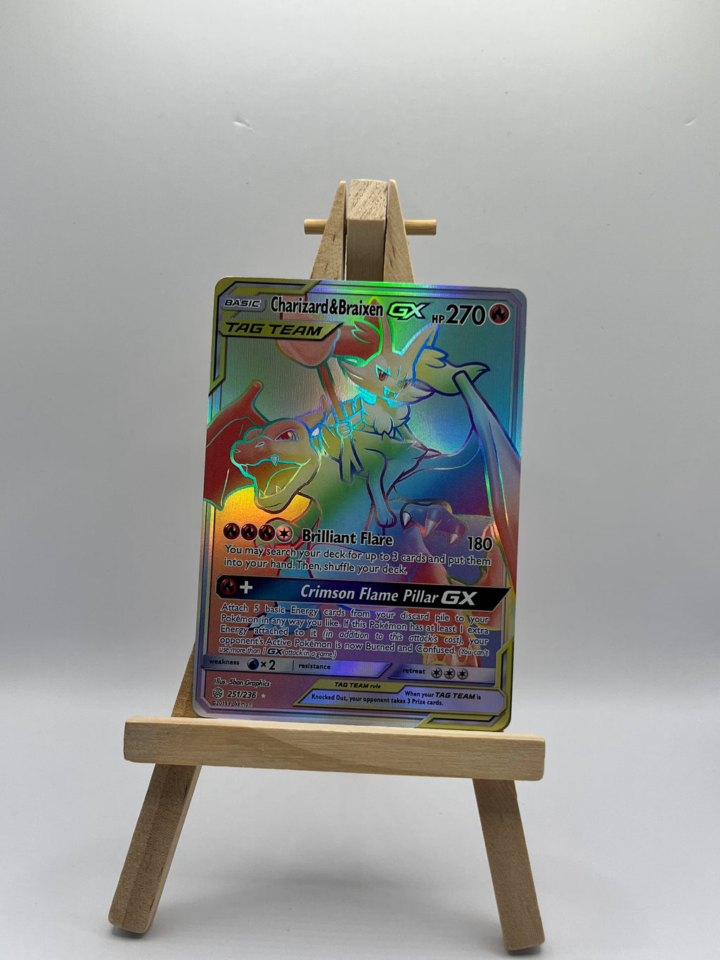 charizard and braixen pokemon card & Braixen-GX Box:Sealed Case (10x Boxes) Labor Day your opponents Active Pokémon Top Five 5-Color Commanders
