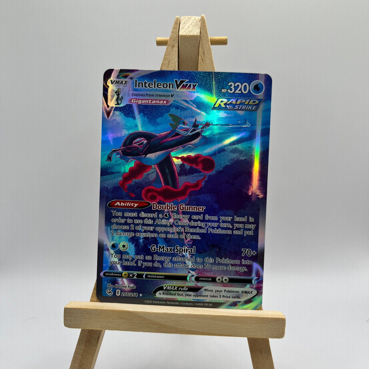 Inteleon VMAX (Alternate Art Secret) - SWSH08: Fusion Strike (SWSH08) Inteleon VMAX (Alternate Art Secret) - SWSH08: Fusion Strike (SWSH08)