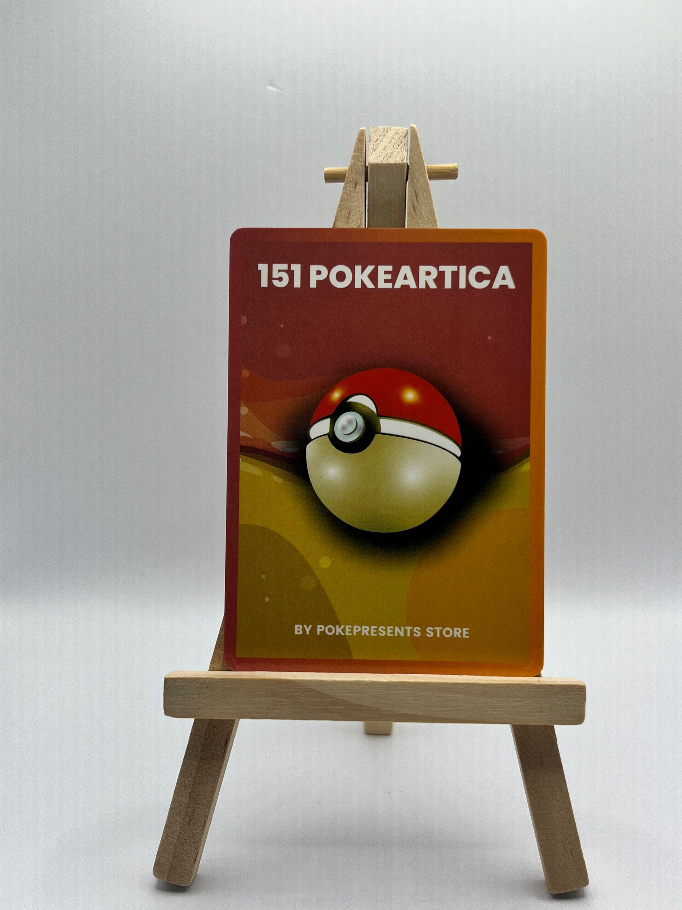 151 PokeArtica AI Artwork Custom Card - Rapidash HOLO 078/151