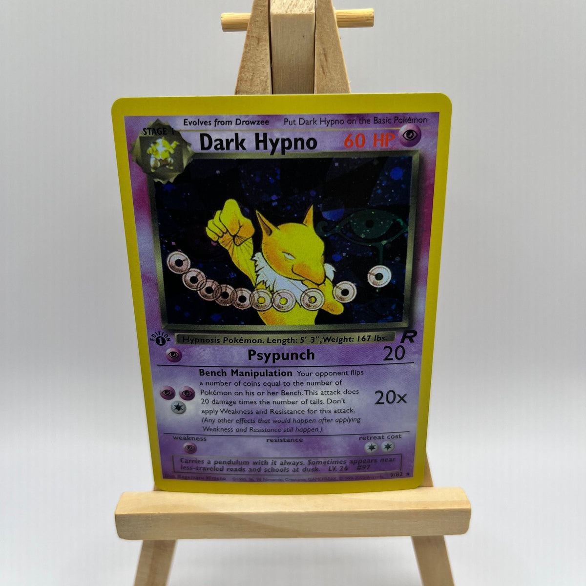 first edition hypno pokemon card Sabrina's Hypno [1st Edition] #56 Prices | Pokemon Gym Challenge