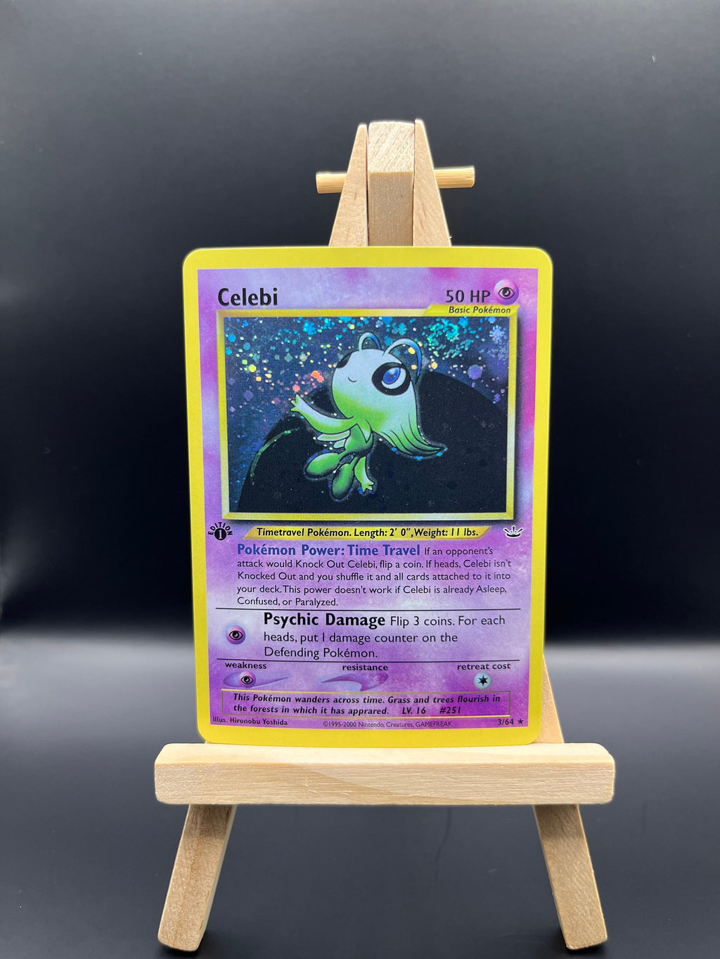 holographic celebi card Pokemon Triumphant Celebi #92