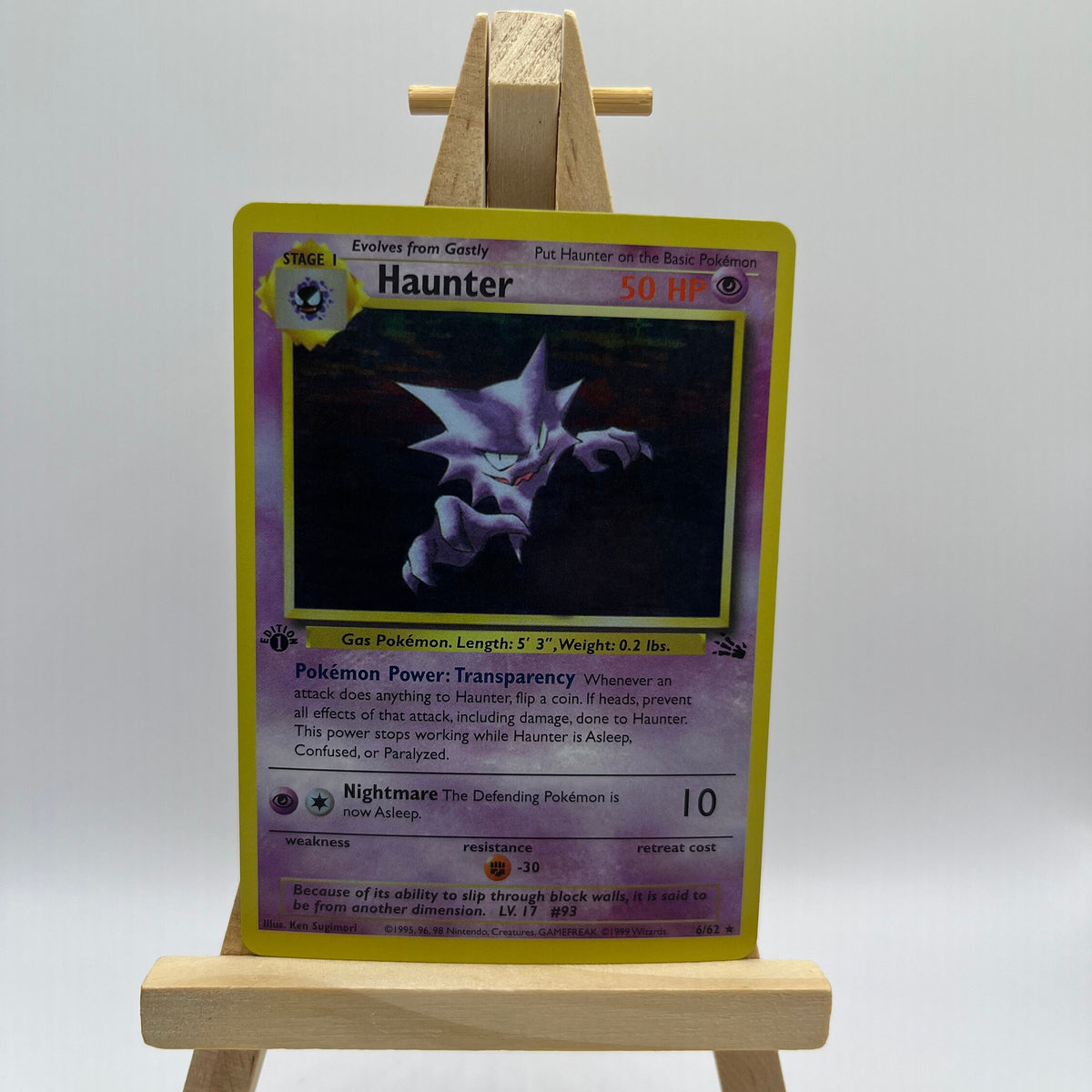 1995 haunter pokemon card Haunter (6)