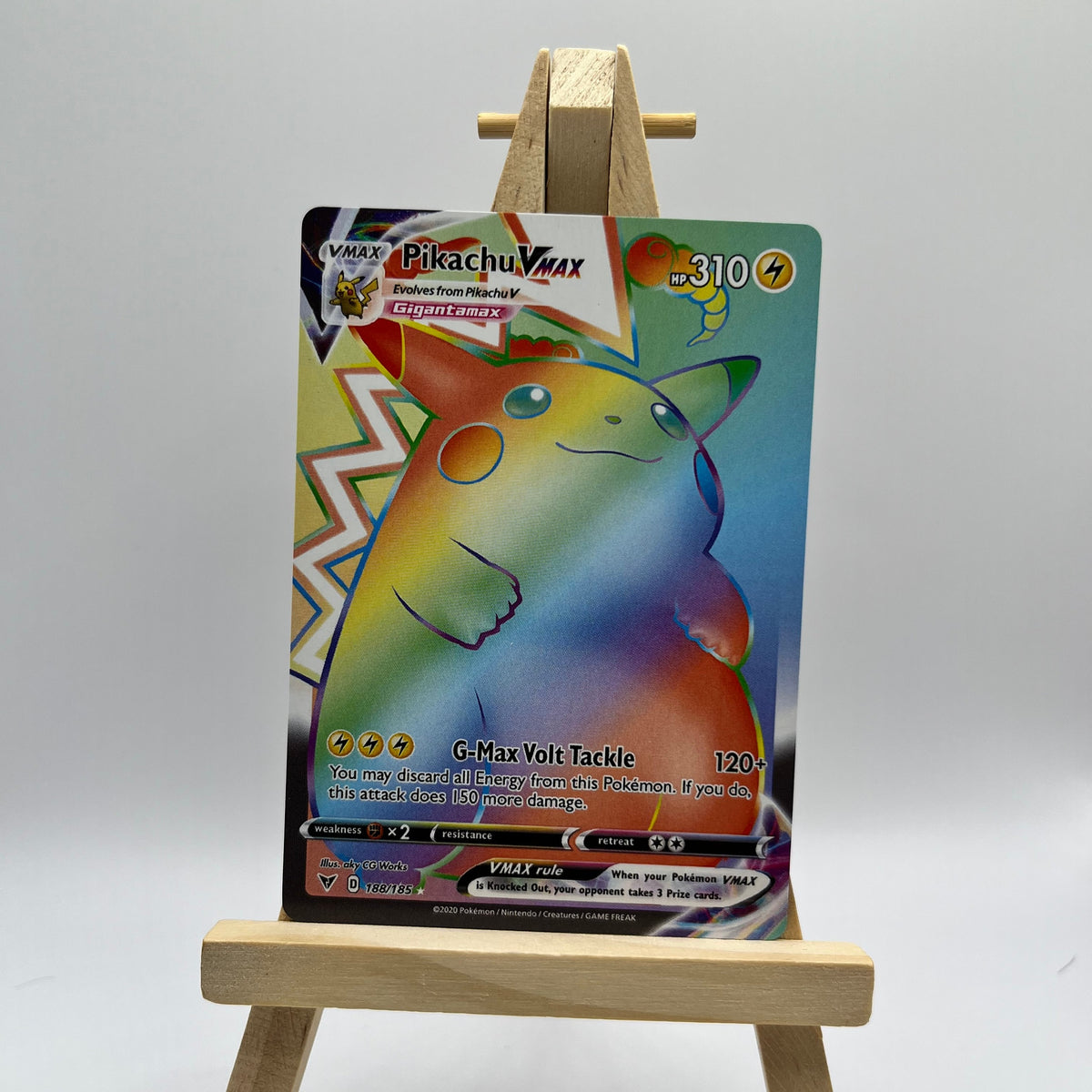chonkachu pokemon card Jumbo XL Oversized Card Sleeves (50) main image 0