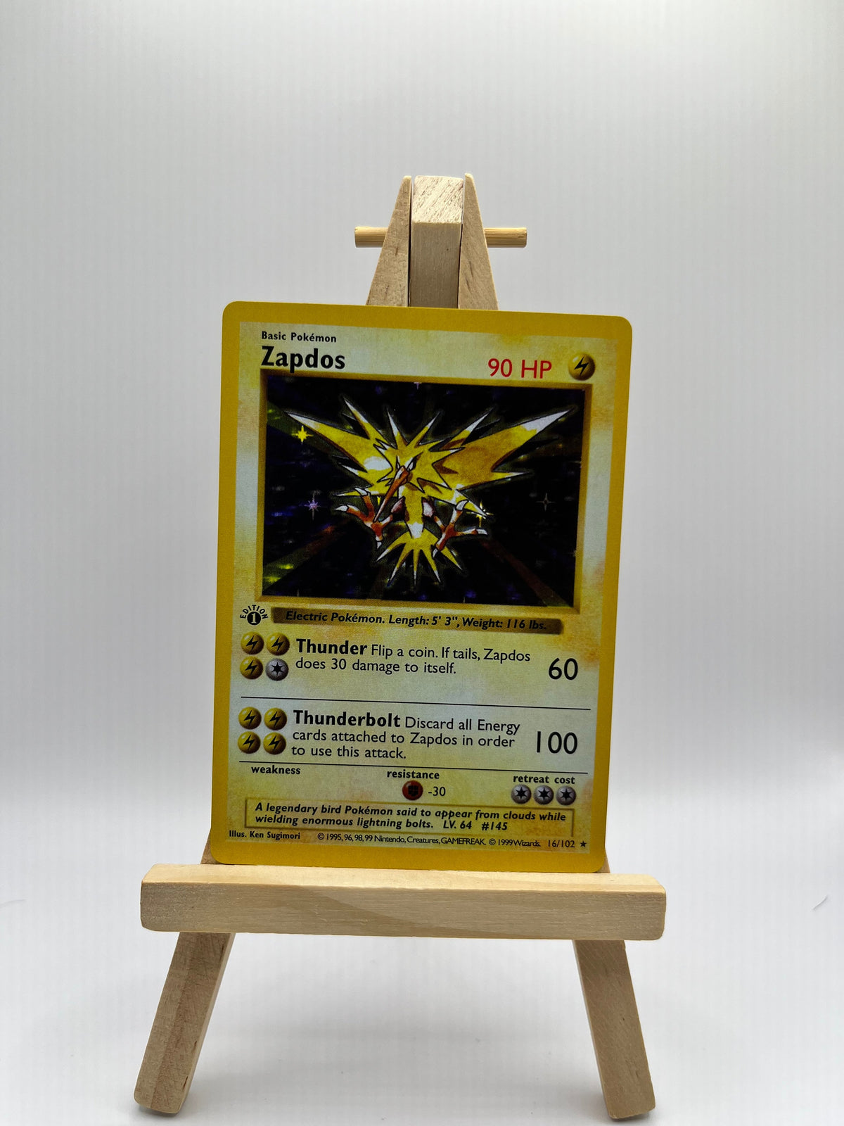 Zapdos - Base Set (Shadowless) (BSS)