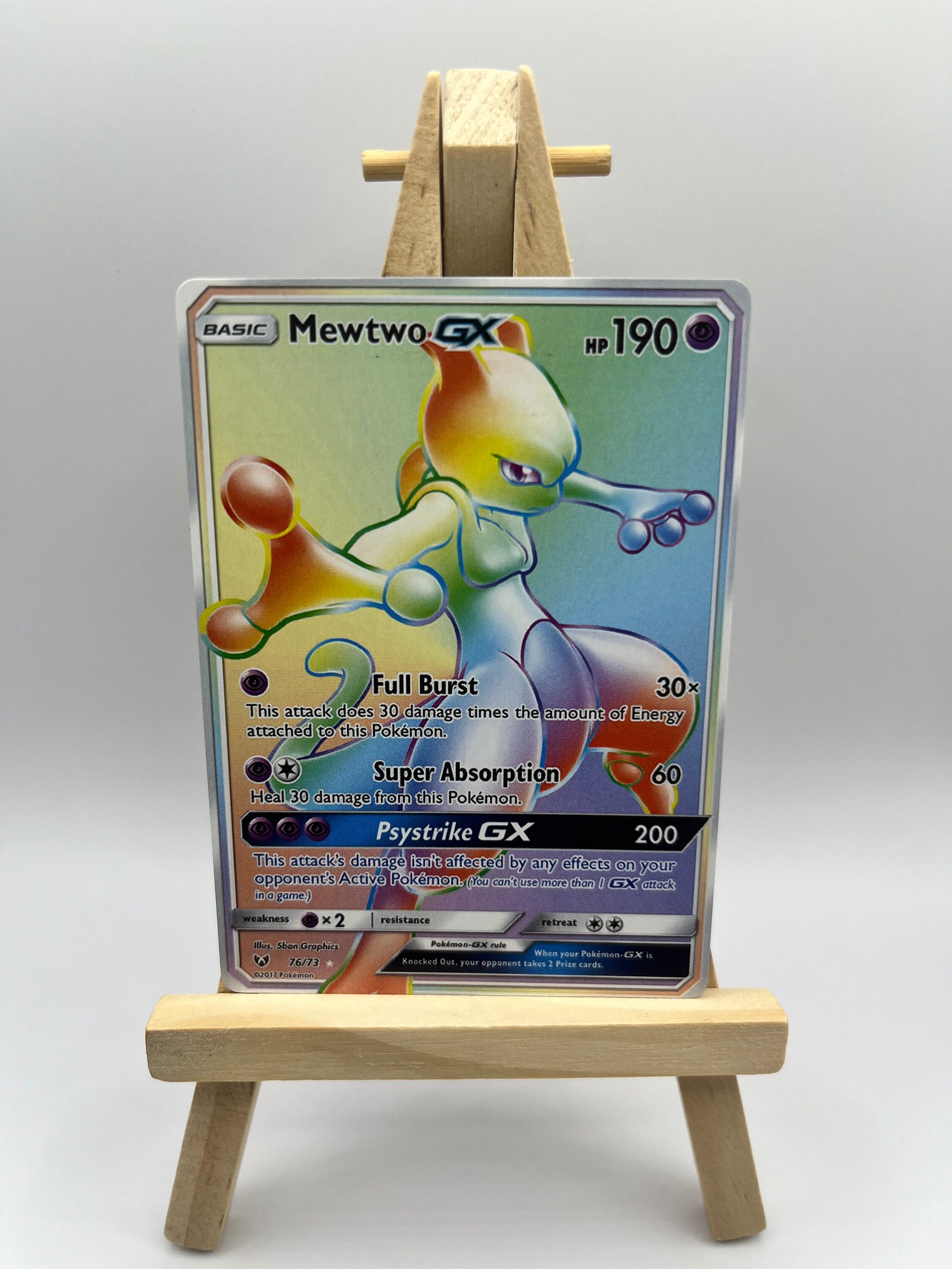 Pokemon top Mewtwo GX Secret Shining