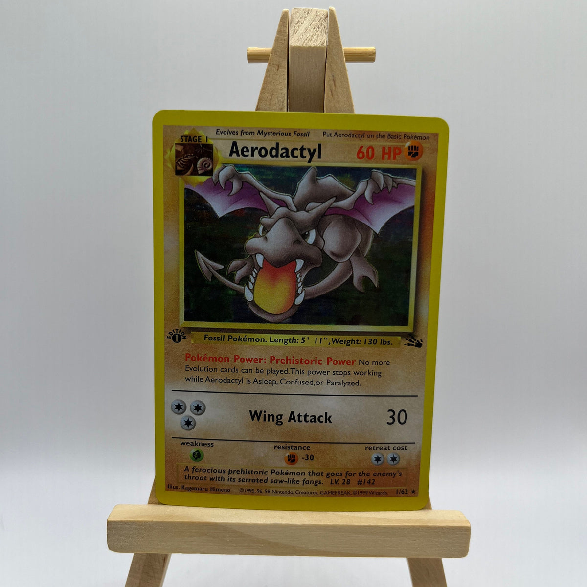 aerodactyl pokemon card 1 62 Aerodactyl (1)
