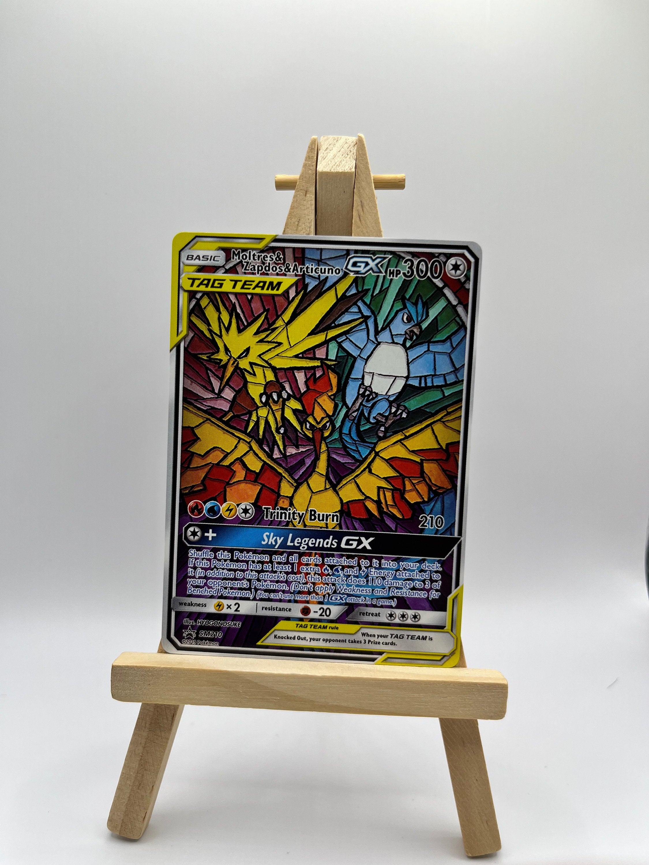 Pokemon Moltres & Zapdos popular & Articuno GX Full Art