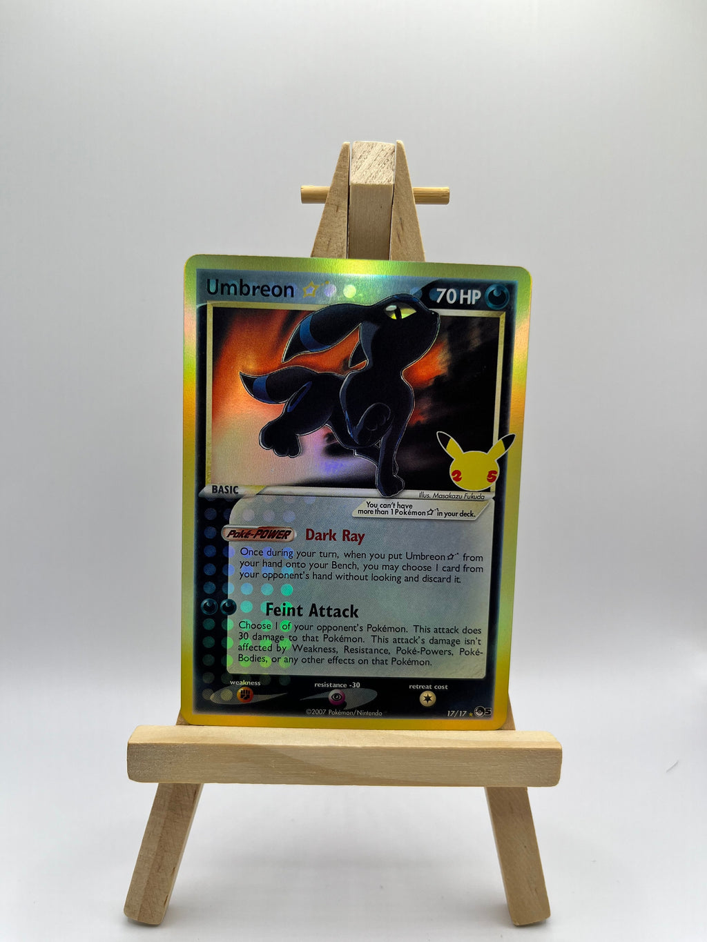 gold star umbreon pokemon card Umbreon Star