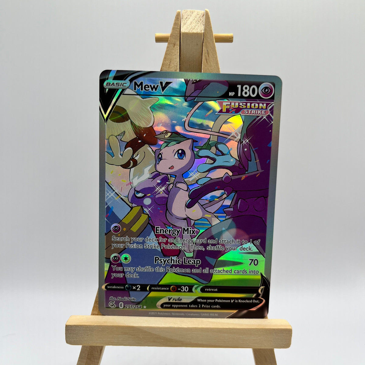 pokemon card mew v CA 9.5 but if your opponents active Pokmon has lots of energy attached Pokemon Card Game/[S8] Fusion Arts]Mew