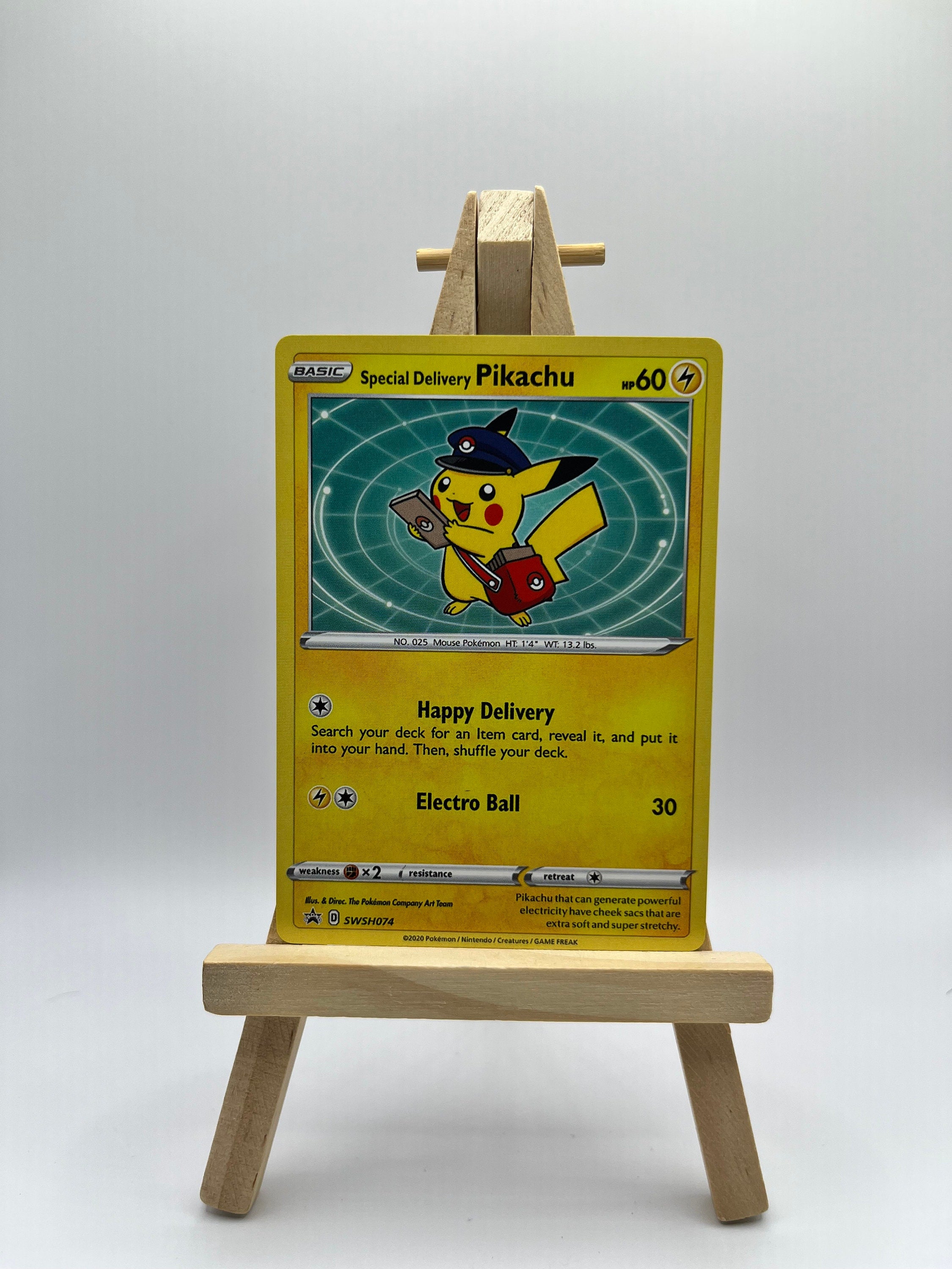 Special Delivery Pikachu - SWSH074 - SWSH: Sword & Shield Promo Cards