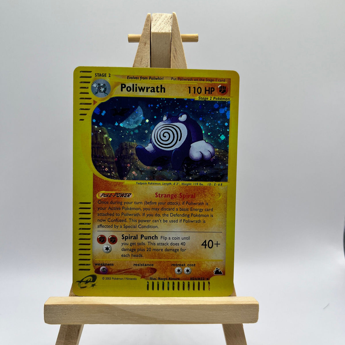 holographic poliwrath pokemon card value 151 PokeArtica AI Artwork Custom Card main image 0