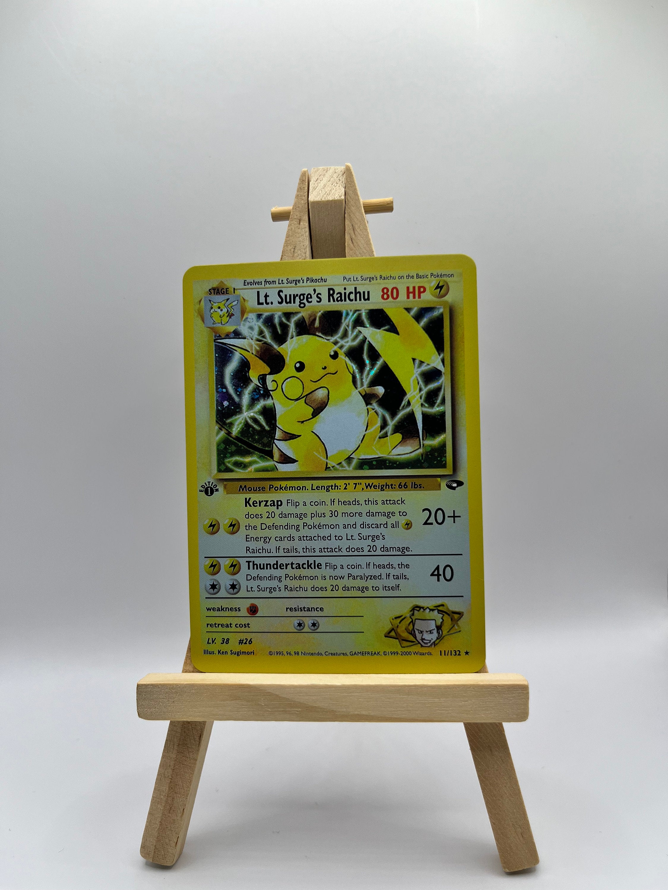 Pokemon Lt. purchases Surge's Raichu