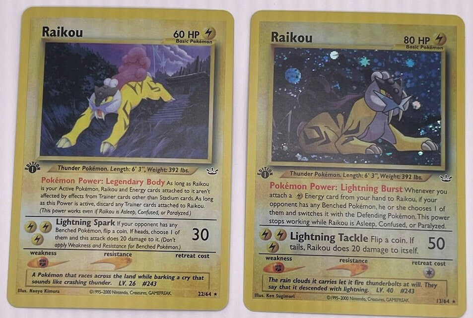 Raikou Reprint Bundle Lot of 2 - Neo Revelation
