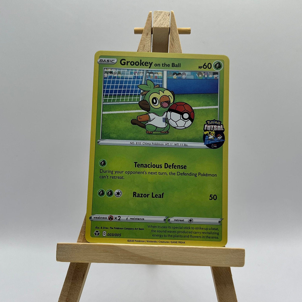 pokémon futsal cards Grookey on the Ball - 003/005 (Pokemon Futsal)