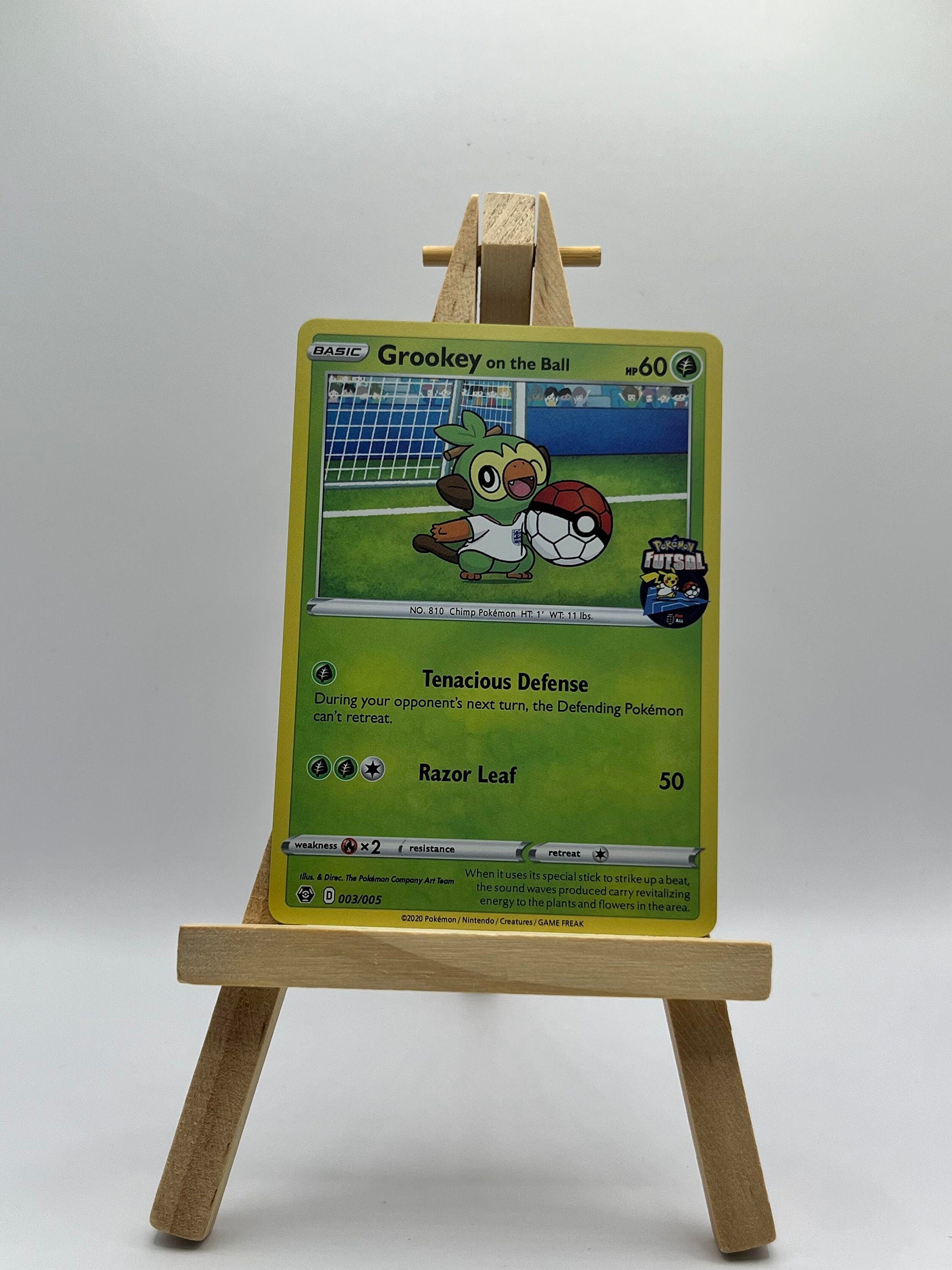 Grookey on the Ball - 003/005 (Pokemon Futsal) - Miscellaneous Cards & Products (MCAP)
