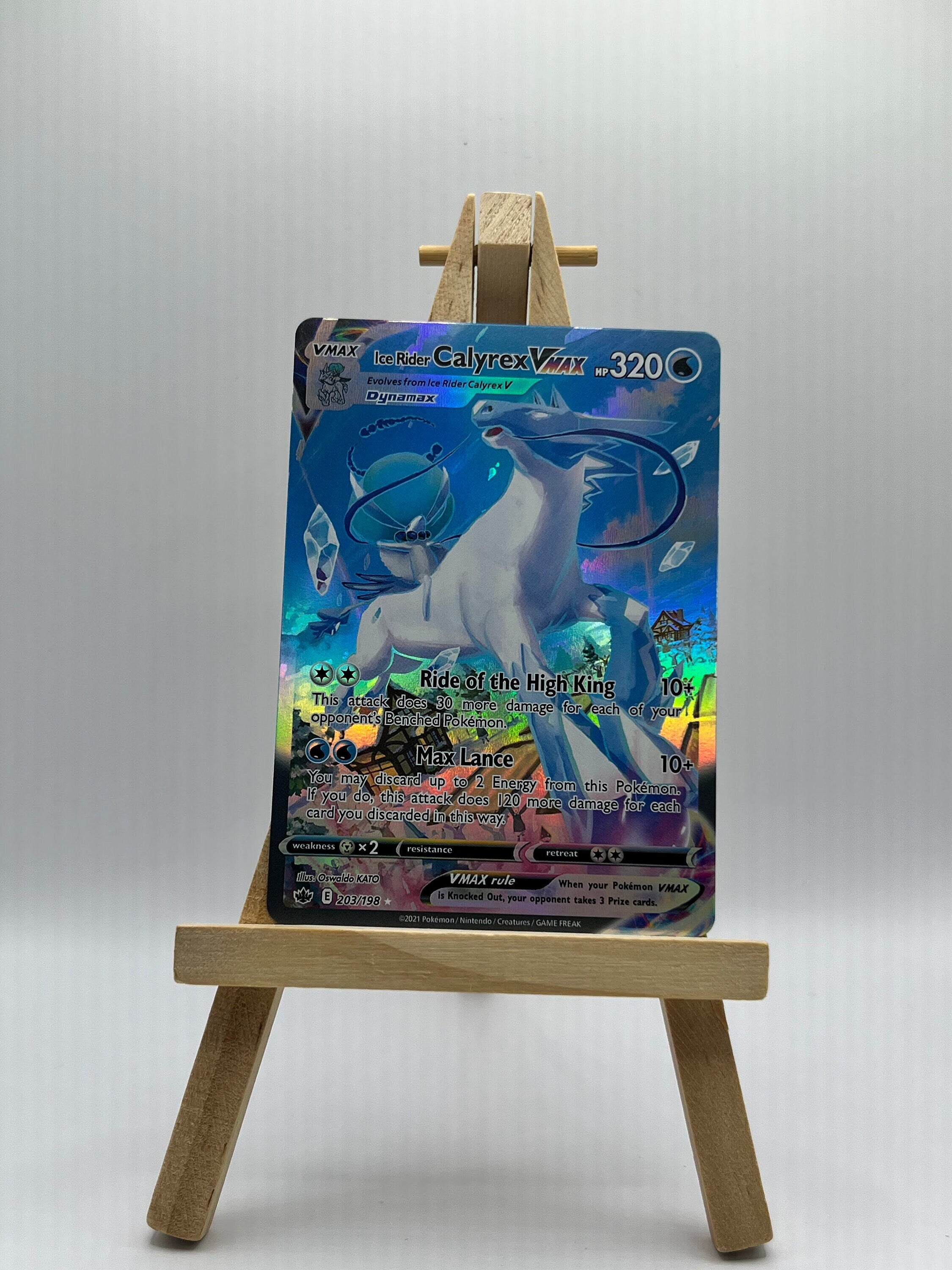 Pokemon deals Ice Rider Calyrex VMAX Alternate Art Secret