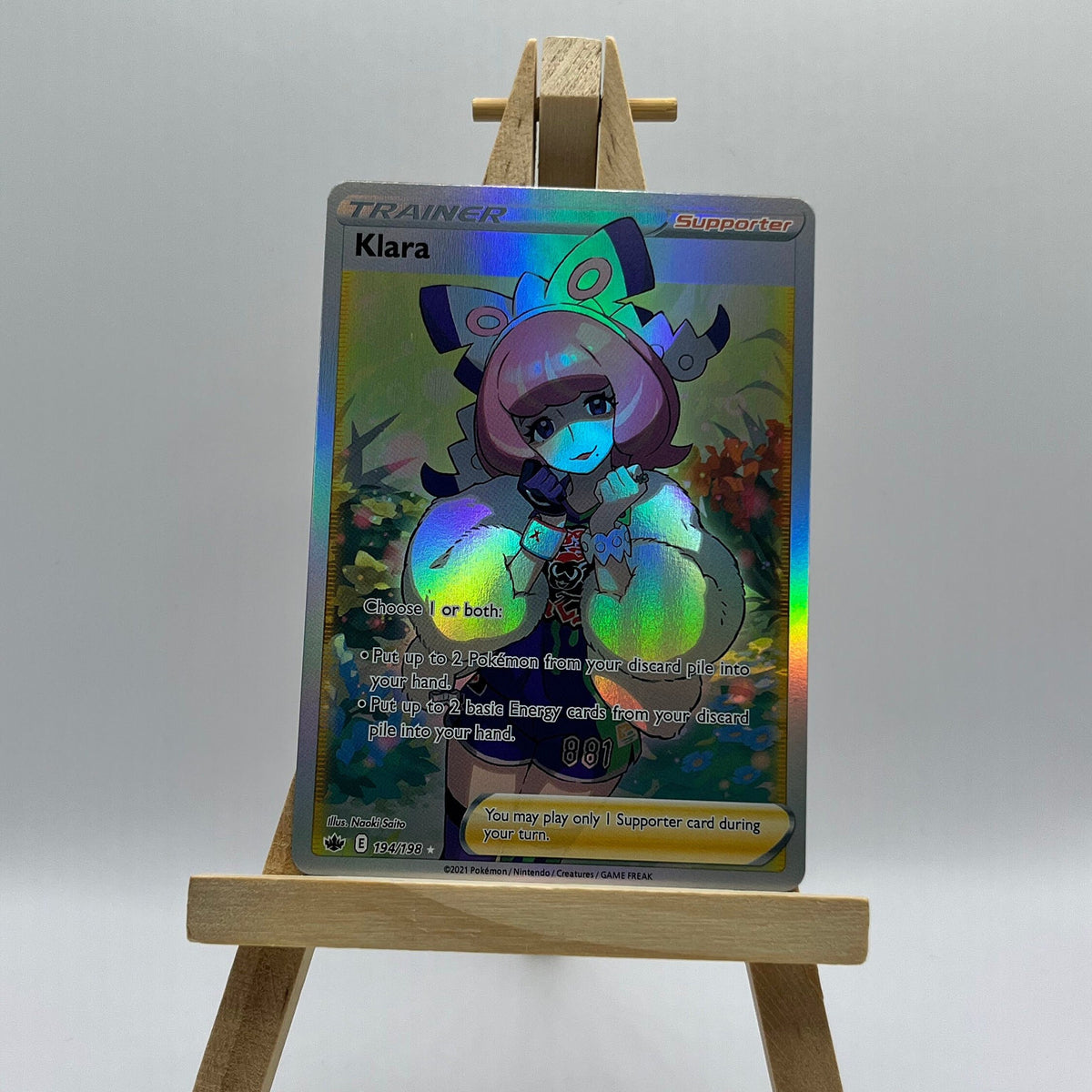 klara pokemon card value 217/198 Swsh06: Sword & Shield - Chilling Reign for sale Trainer Form Klara 2021 Sword & Shield: