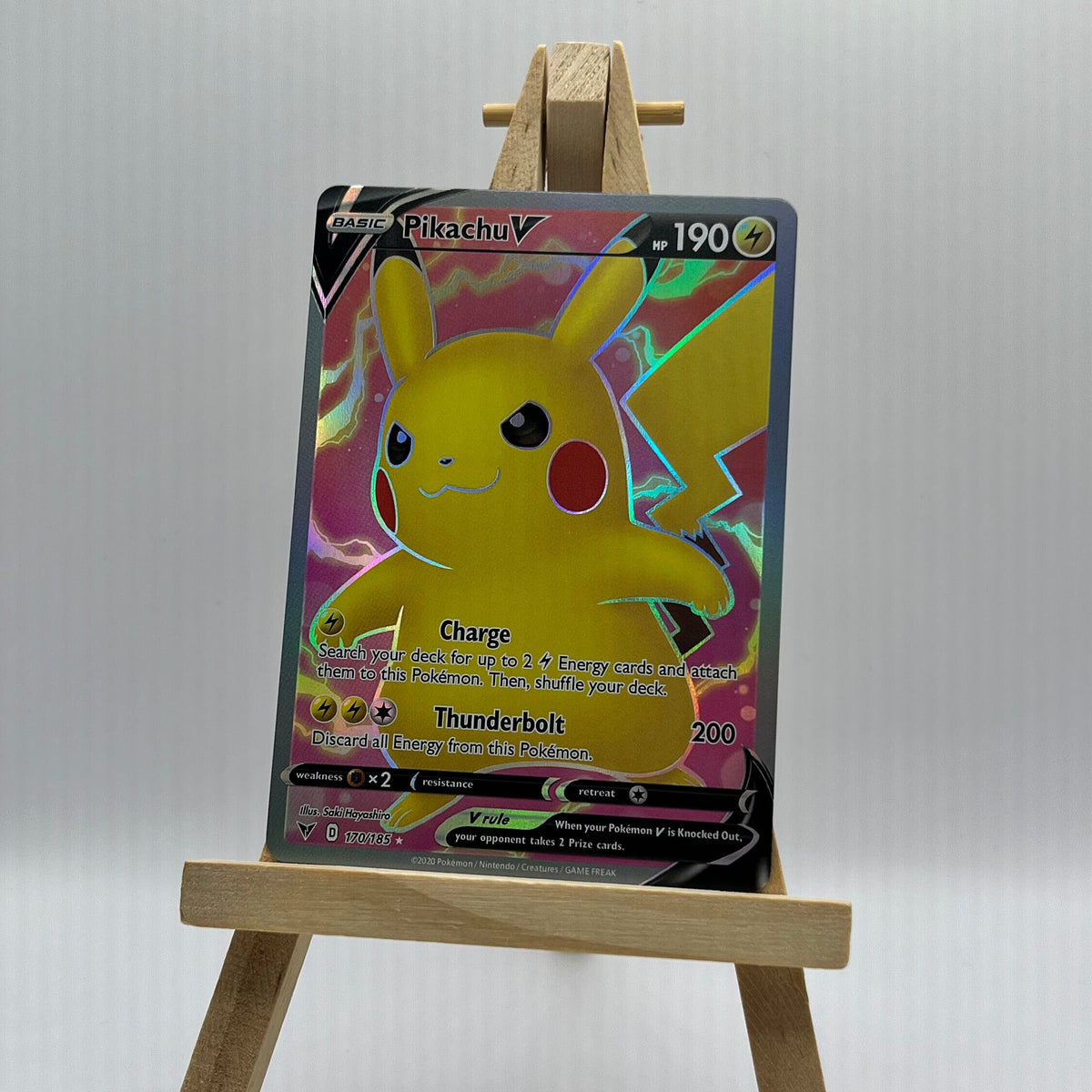 chonkachu pokemon card Pikachu V (Full Art)