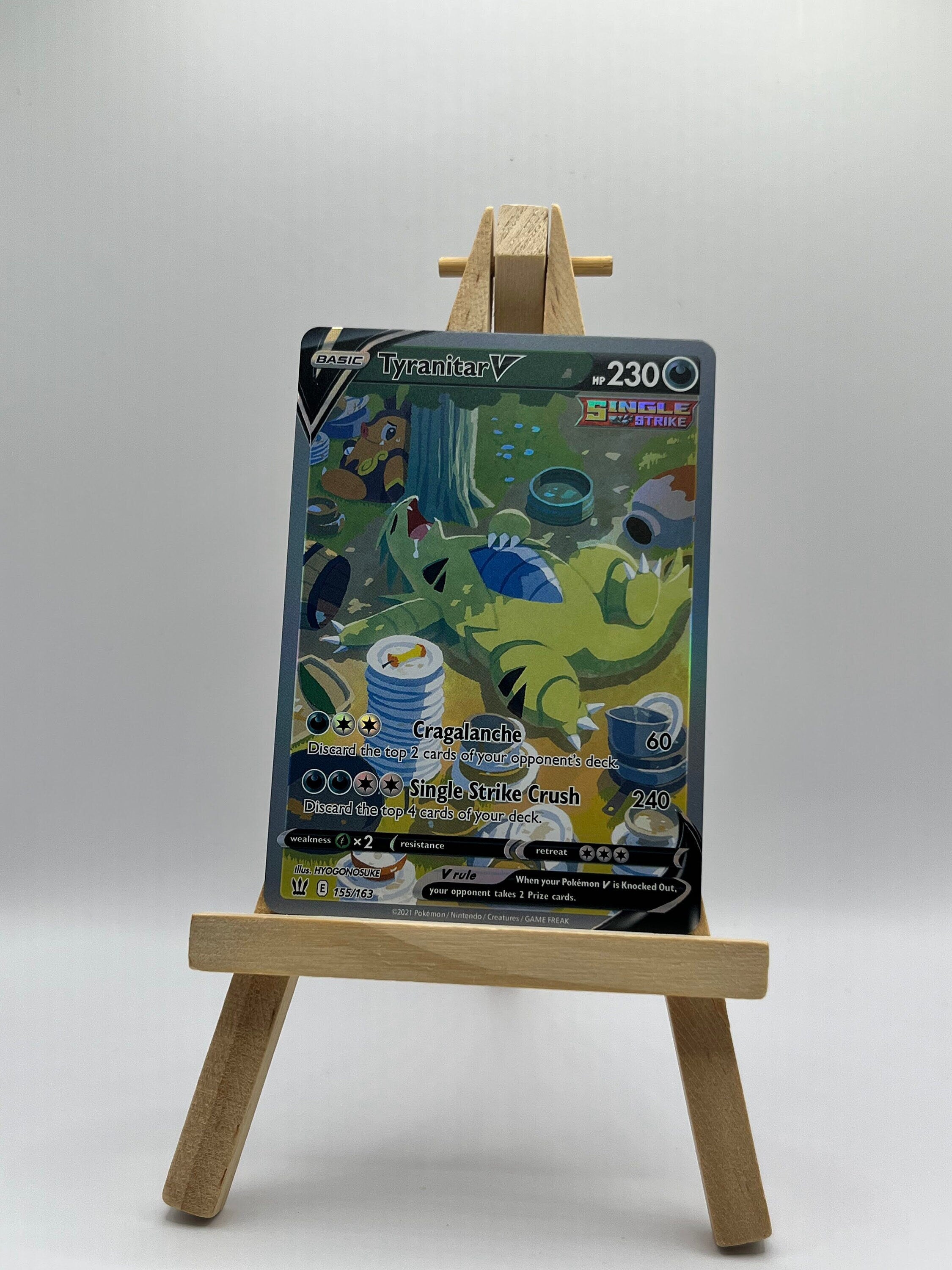 Pokemon Tyranitar V Alternate Full Art 155 on sale