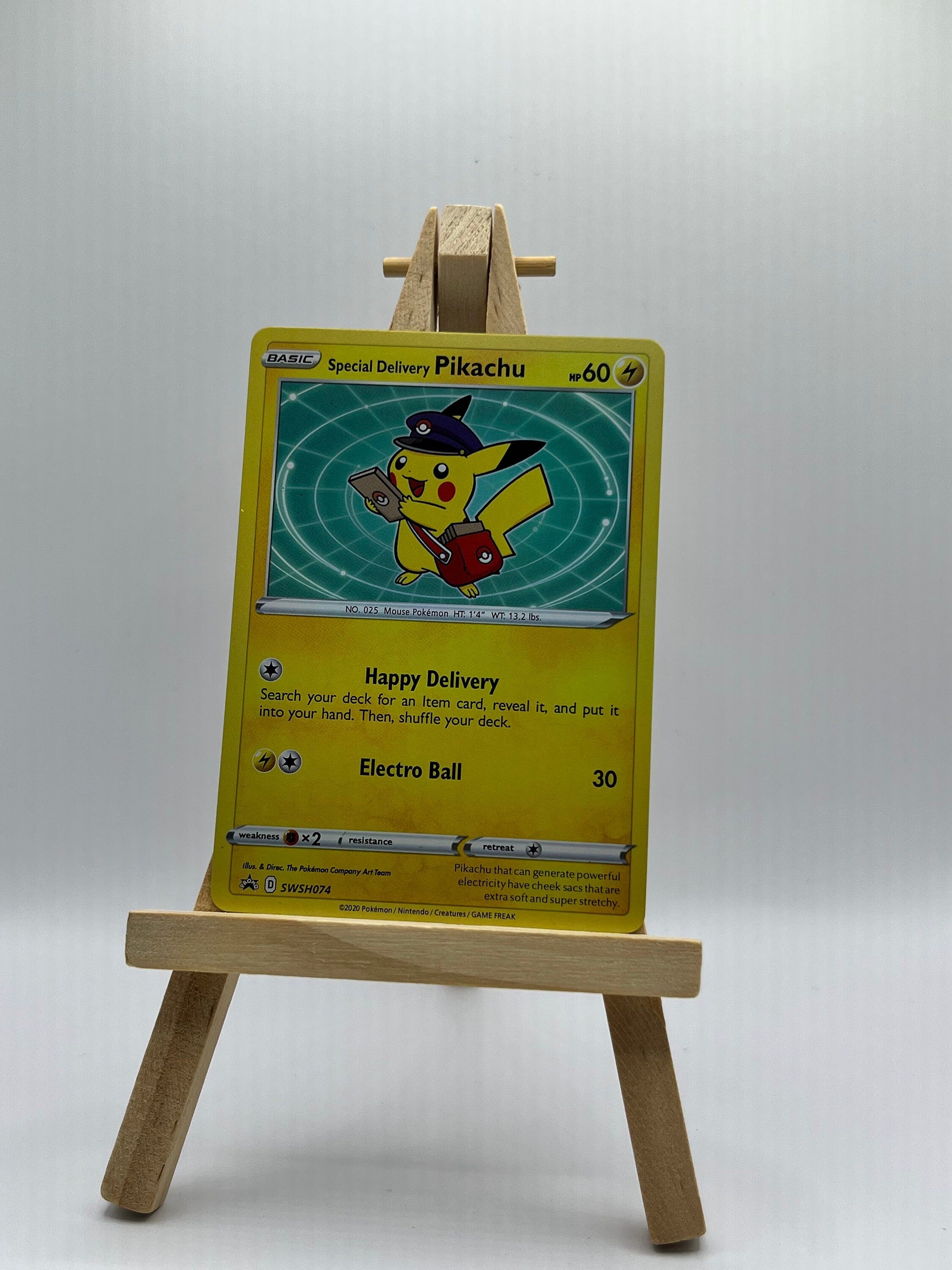Special Delivery Pikachu - SWSH074 - SWSH: Sword & Shield Promo Cards (SWSD)