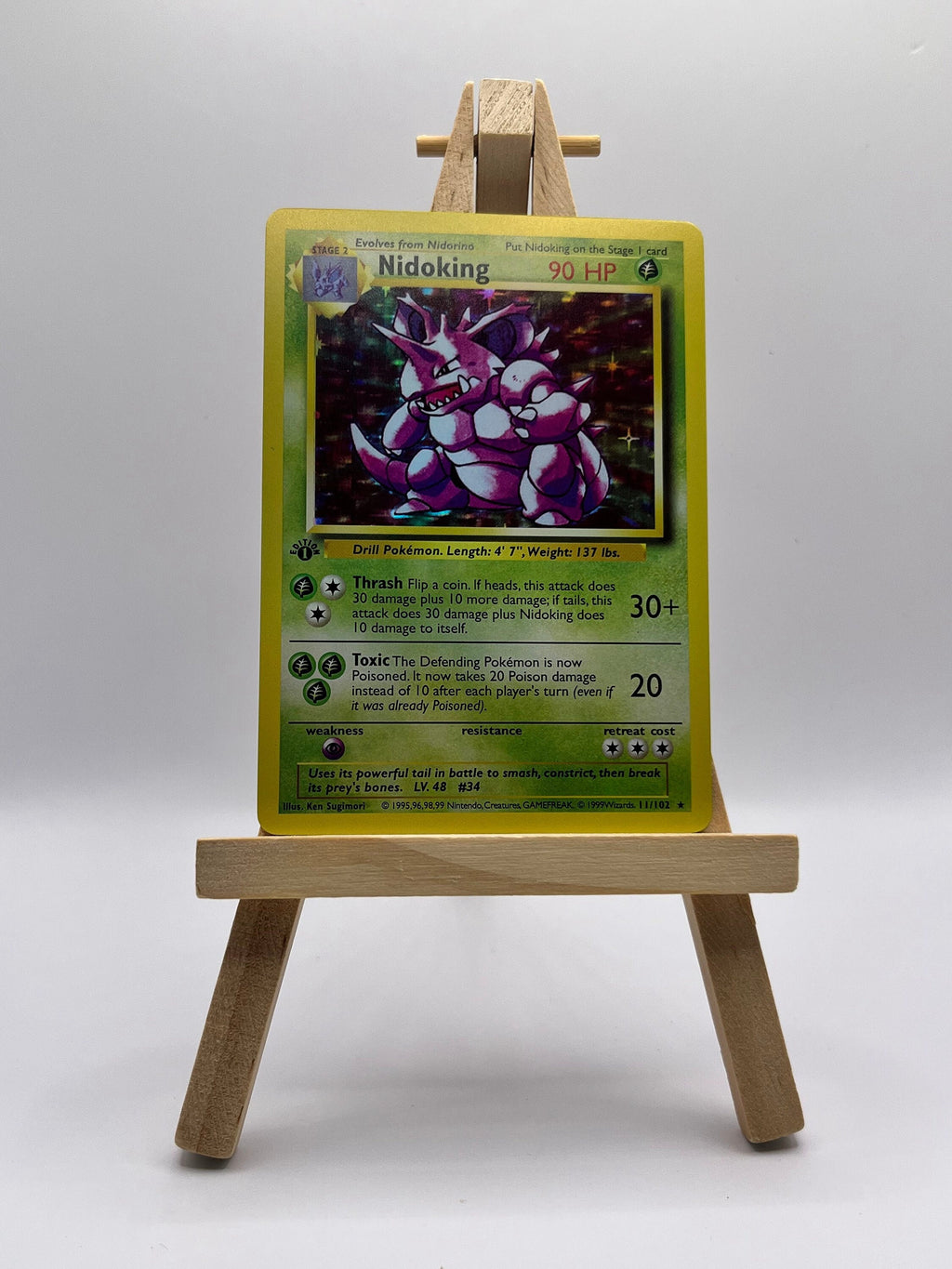 1999 nidoking pokemon card value Nidoking · Base First Edition #11(Shadowless)
