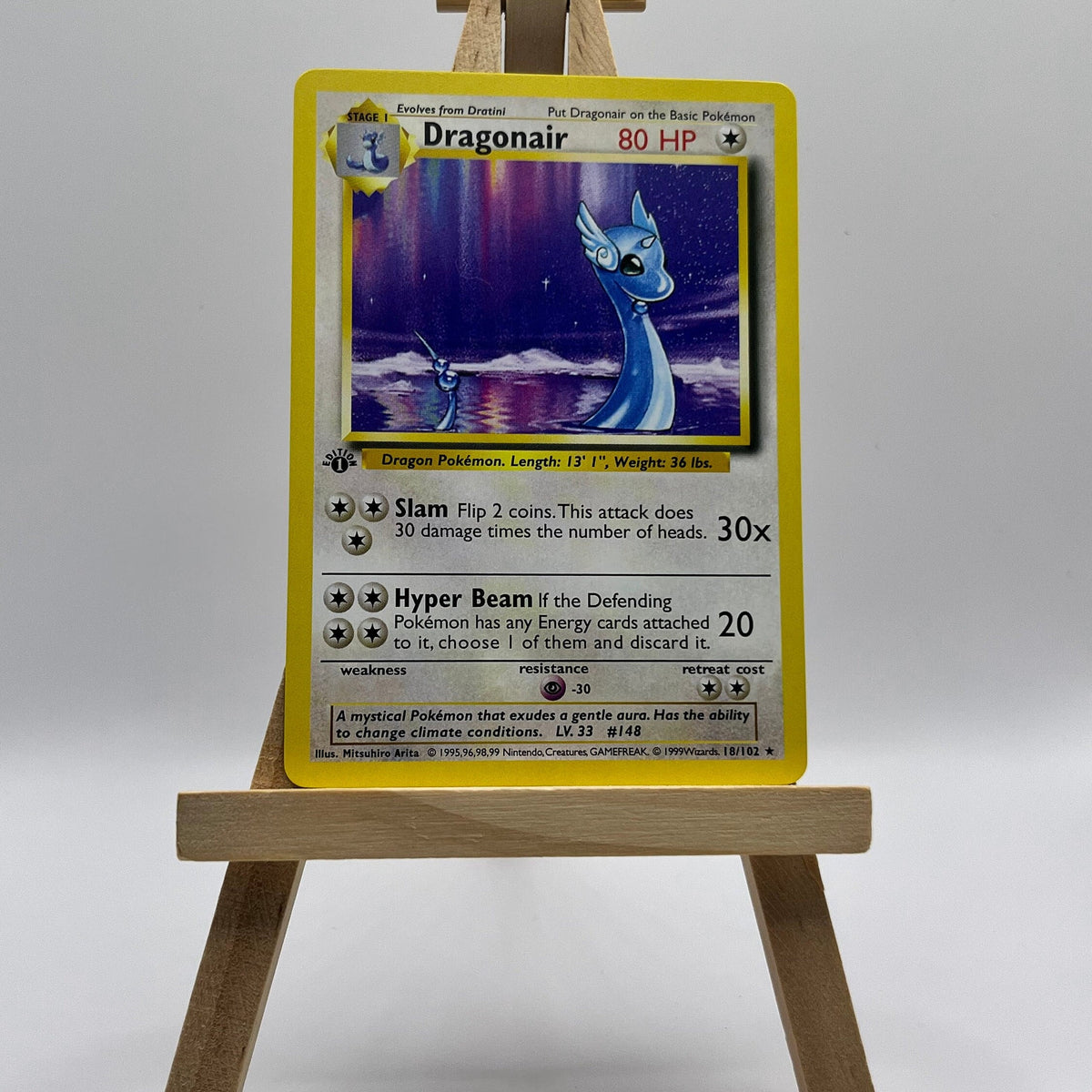 Dragonair · Base Set First Edition #18(Shadowless)