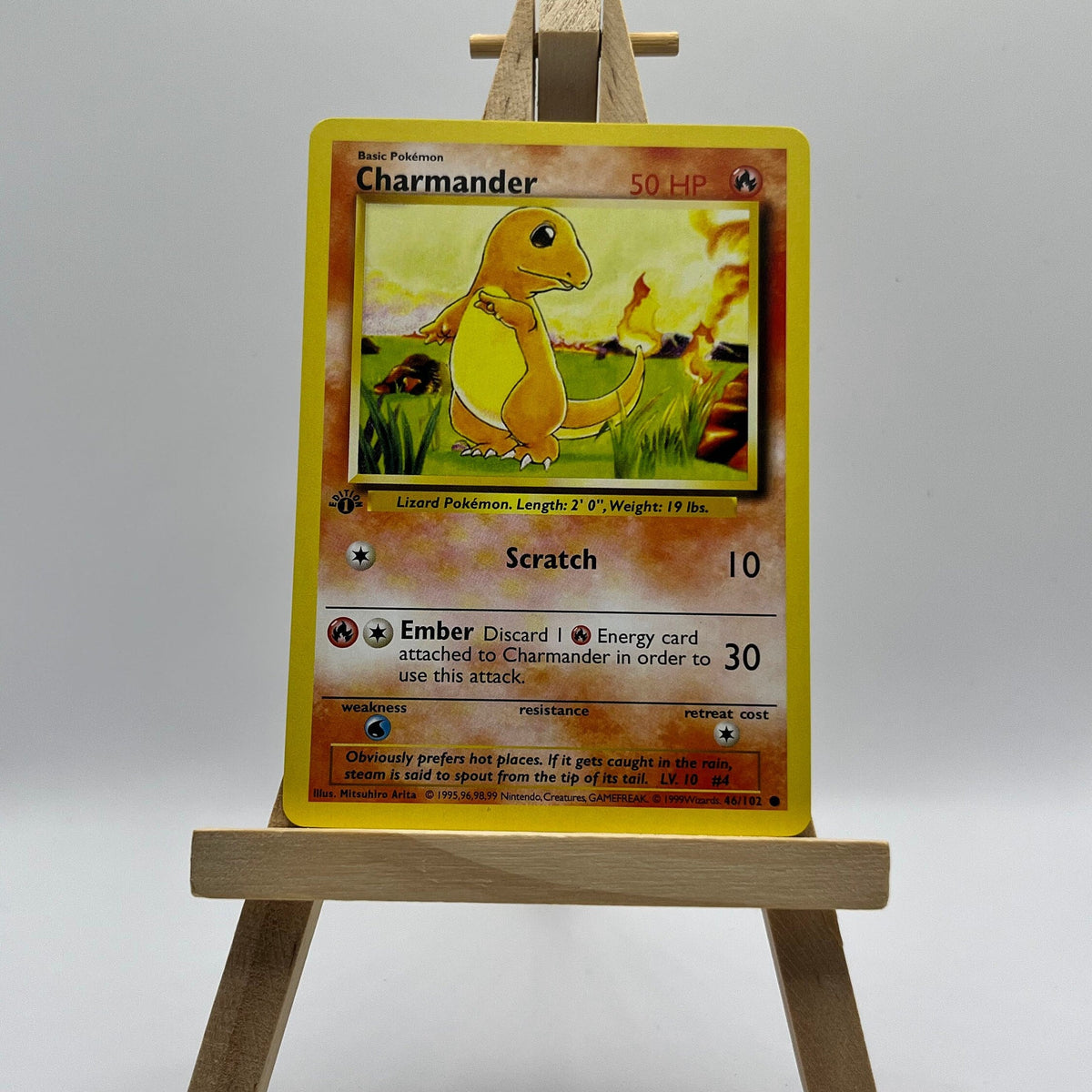 Charmander · Base Set First Edition #46 (Shadowless)