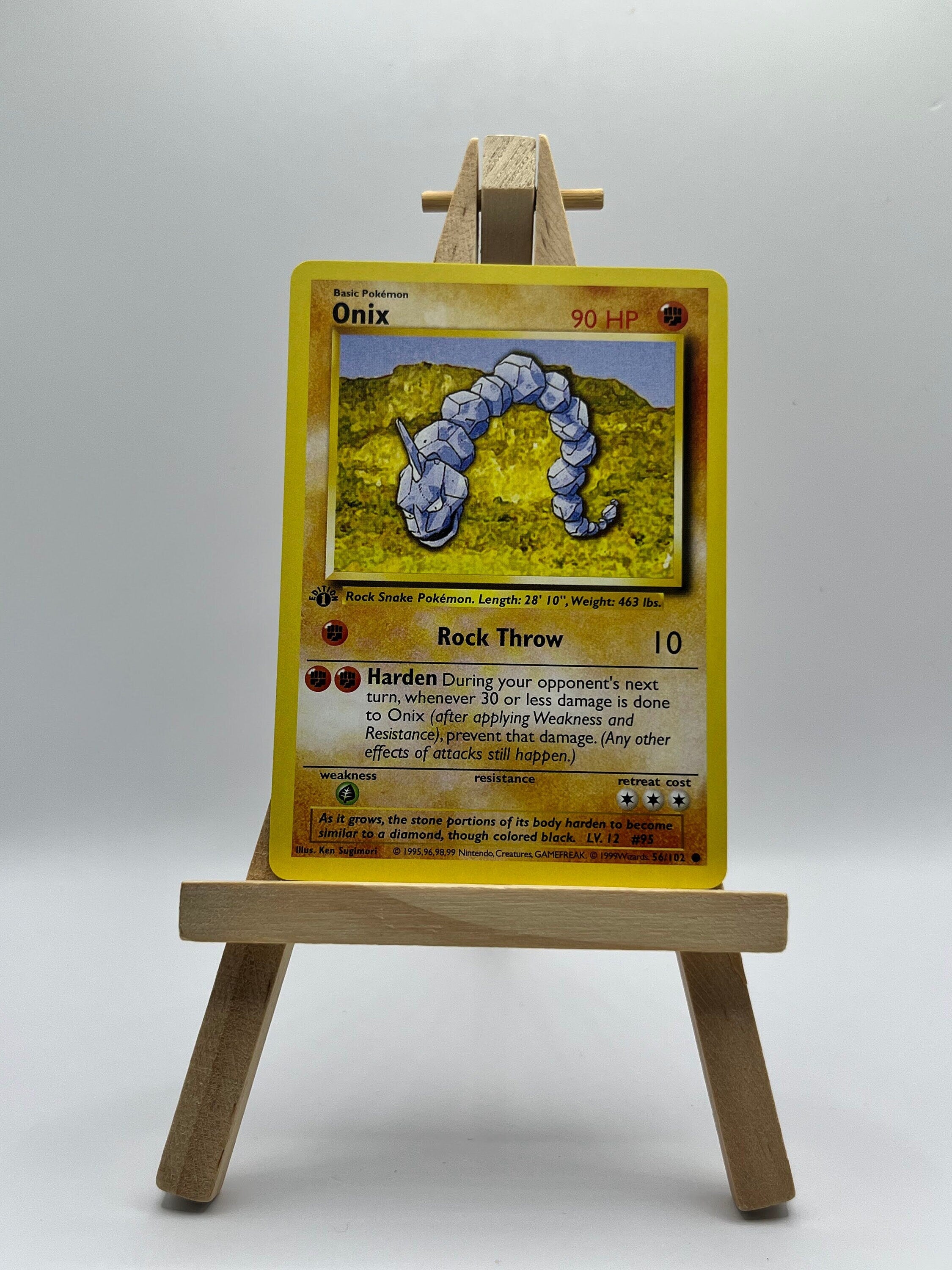 Onix · Base Set First Edition #56(Shadowless)