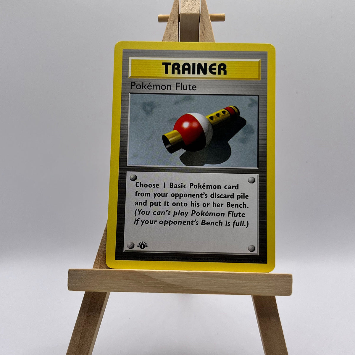 Pokémon Flute · Base Set First Edition #86(Shadowless)
