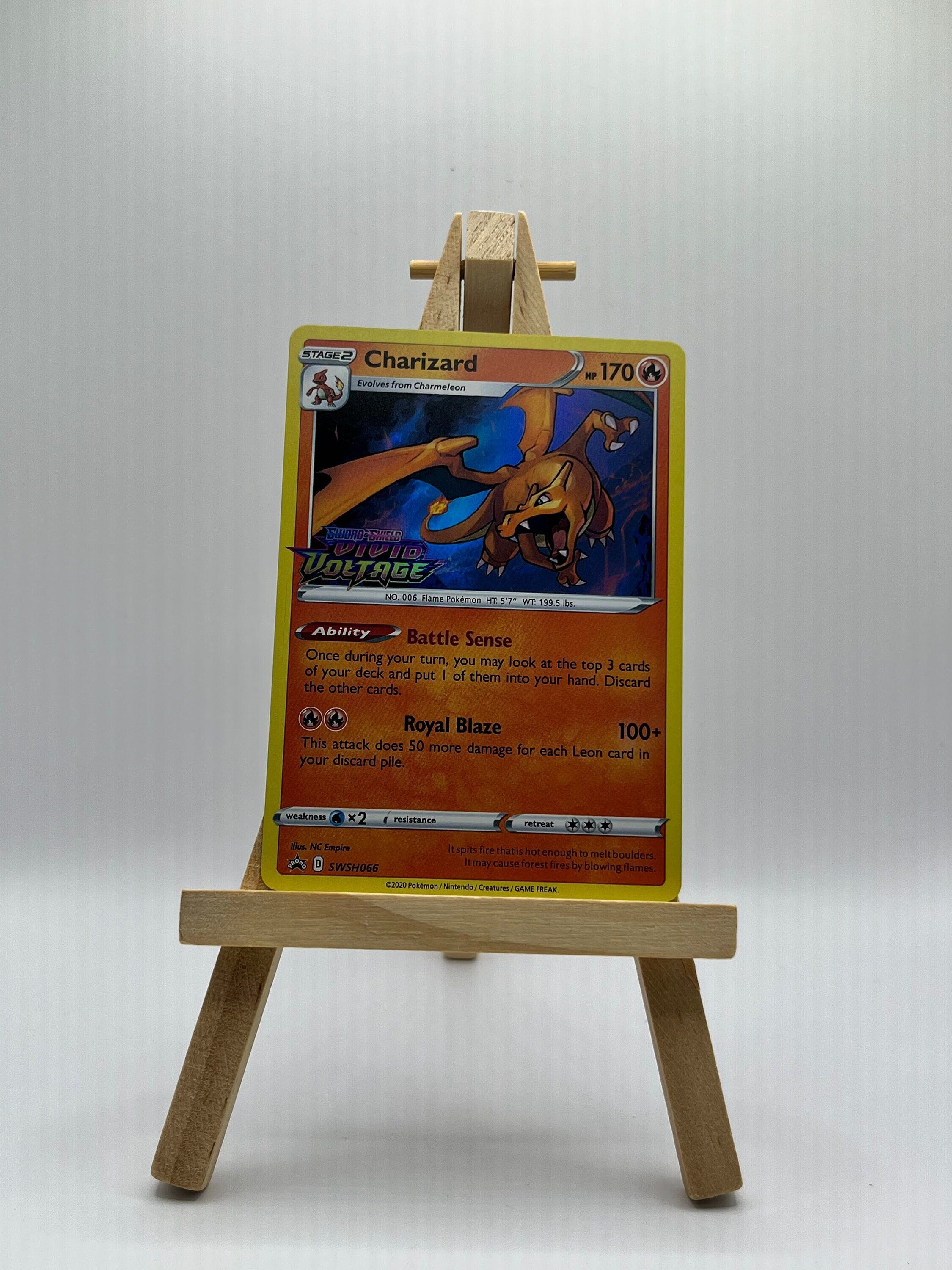 Charizard - SWSH066 (Prerelease Promo) - SWSH: Sword & Shield Promo Cards (SWSD)