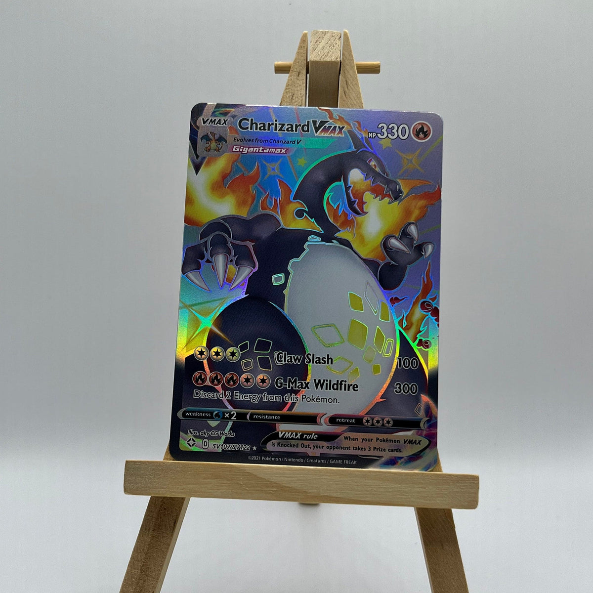 pokemon cards shiny charizard vmax Charizard VMAX Hyper Rare - 74/73 - Champion's Path