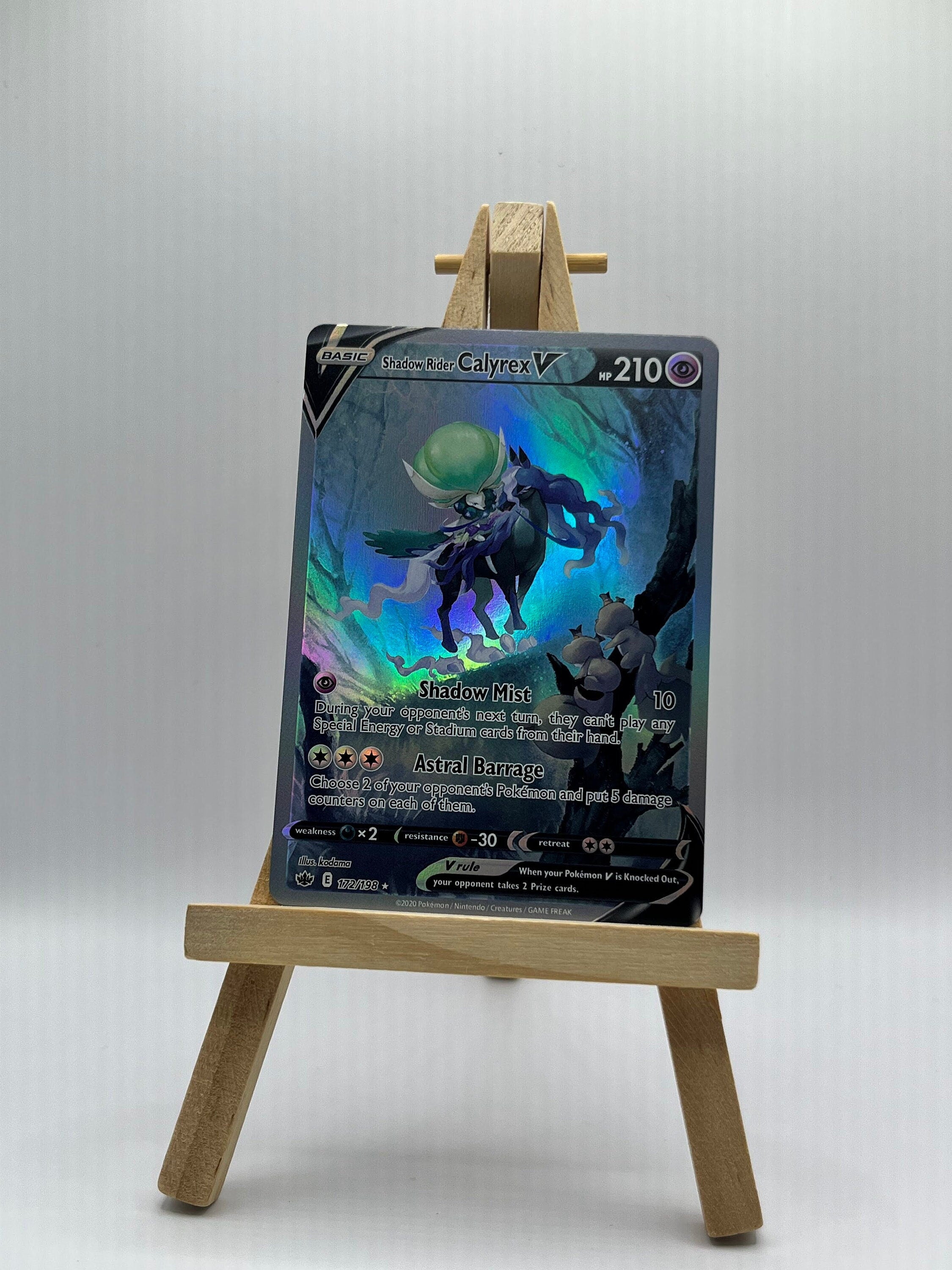 Chilling Reign store Alt Art Shadow Rider Calyrex V