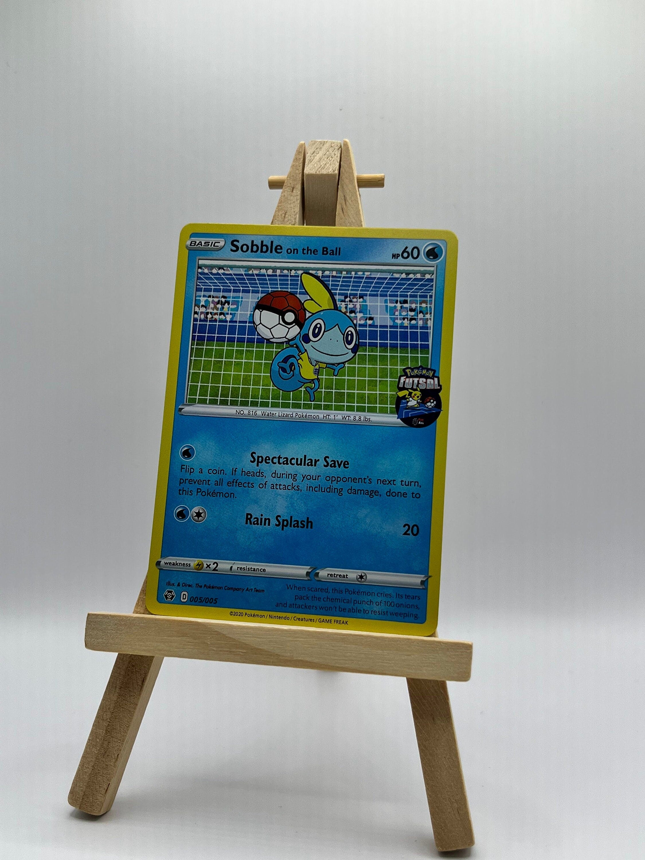 Sobble on the Ball - 005/005 (Pokemon Futsal) - Miscellaneous Cards & Products (MCAP)