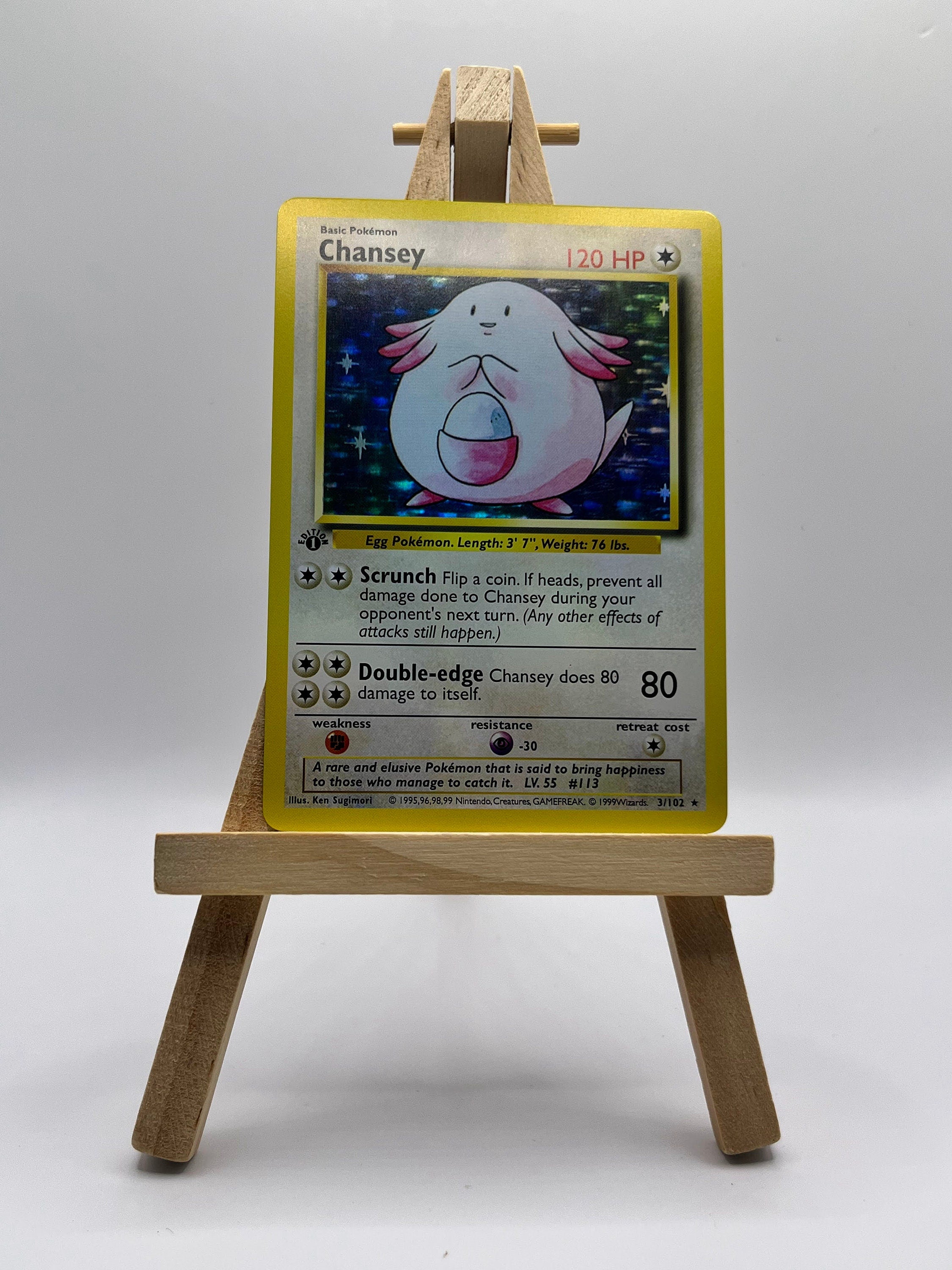 Chansey · Base Set First Edition #3 (Shadowless)