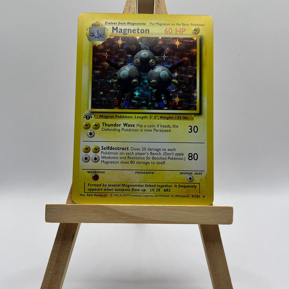 pokemon card magneton Magneton · Base Set First Edition #9 (Shadowless)