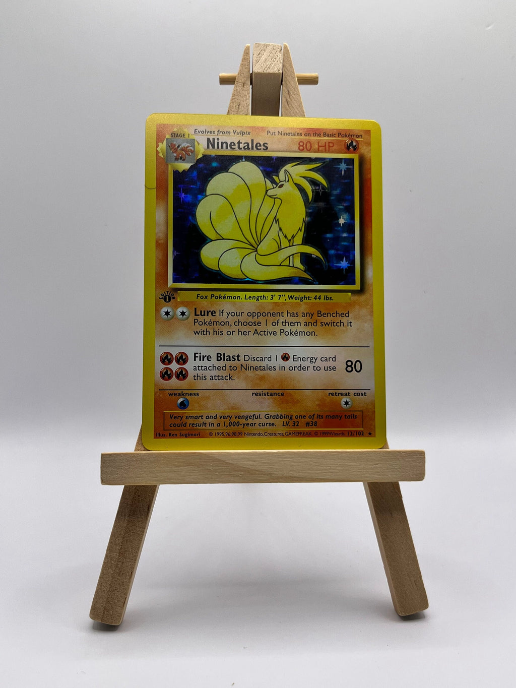ninetales pokemon card first edition Ninetales · Base Set First Edition #12(Shadowless)