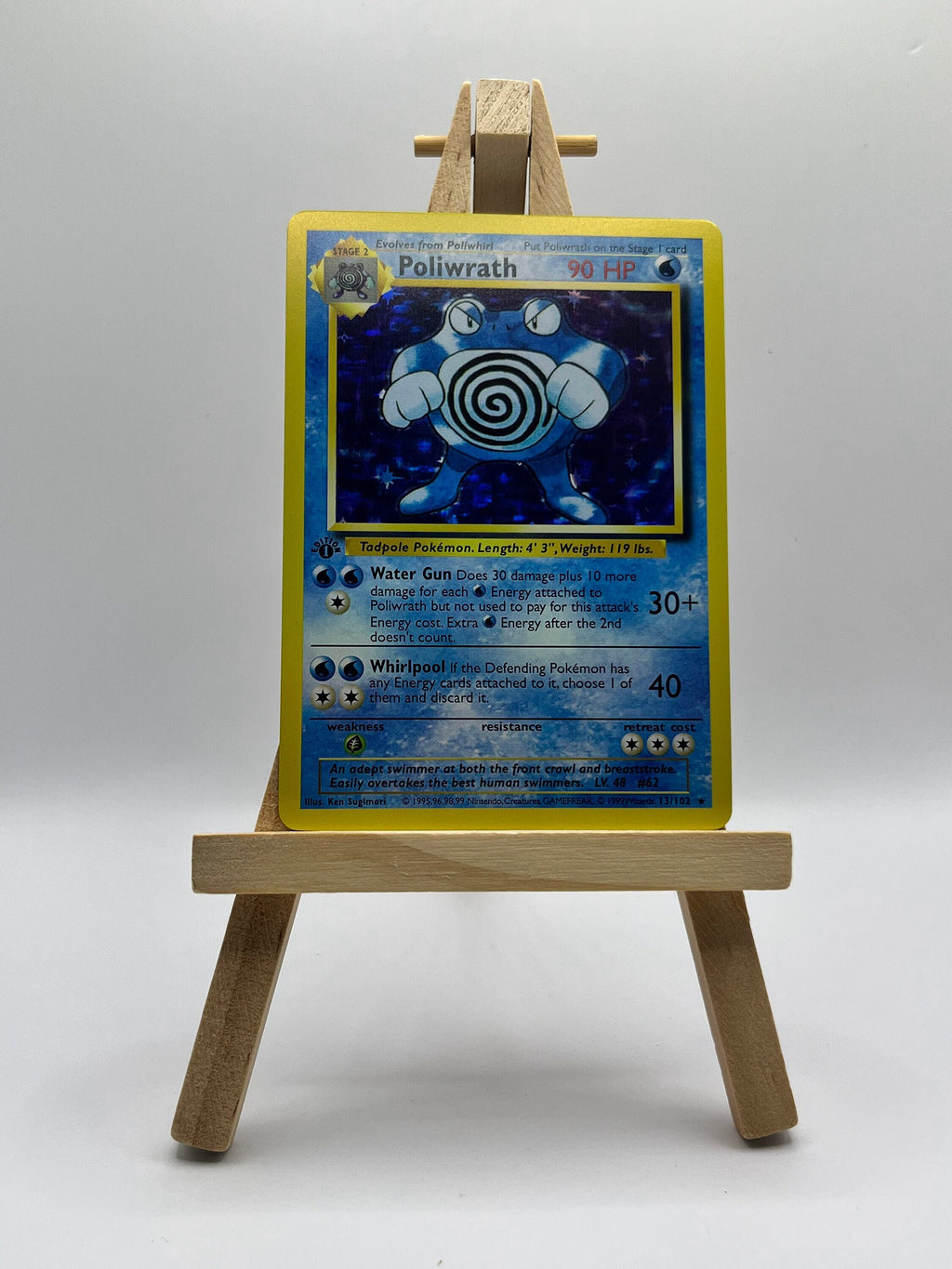 poliwrath stage 2 pokemon card value Poliwrath · Base Set First Edition #13 (Shadowless)