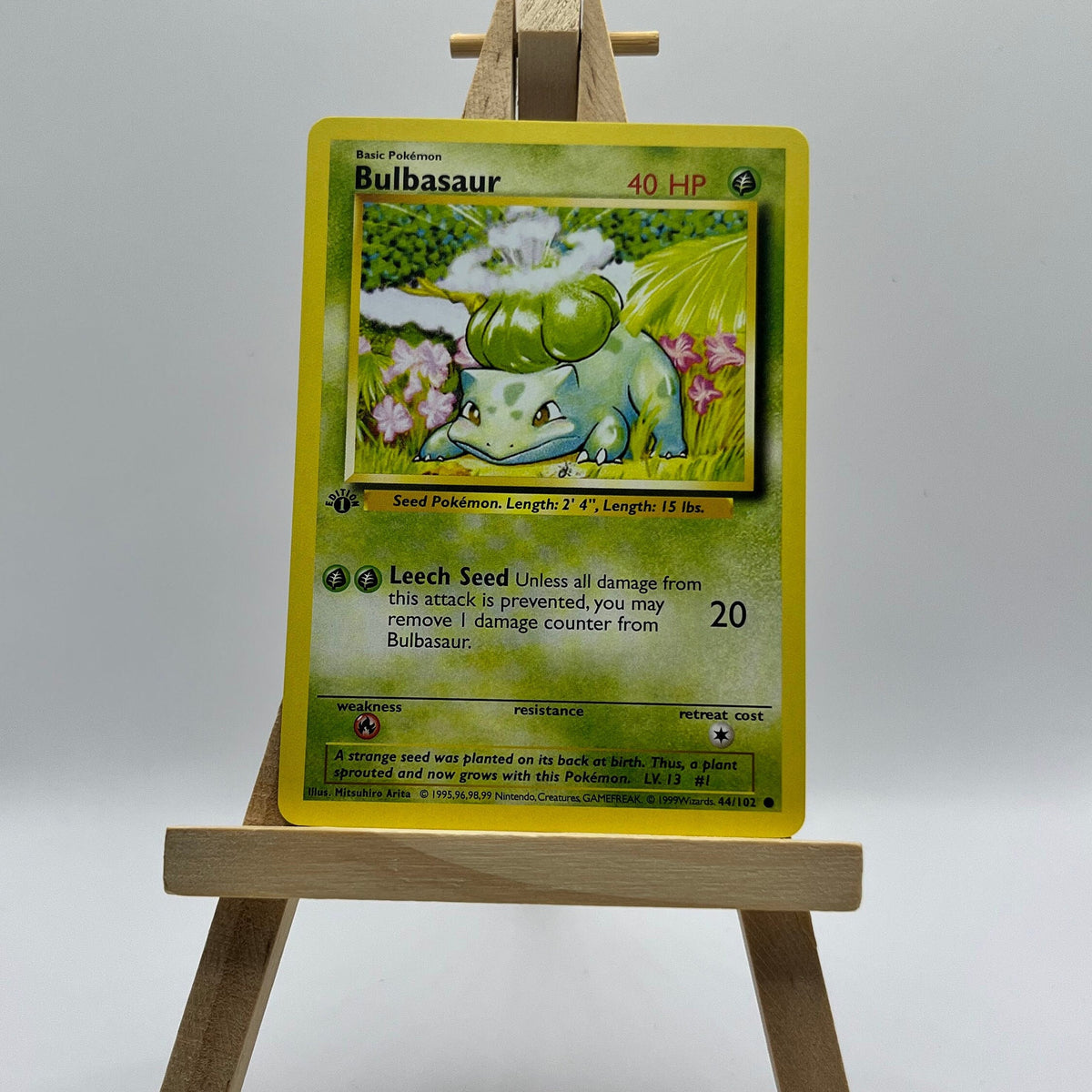 Bulbasaur · Base Set First Edition #44(Shadowless)