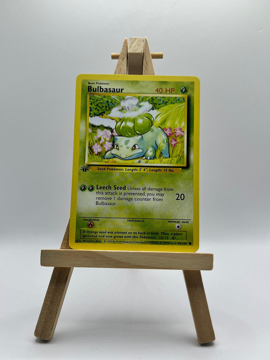 1995 bulbasaur pokemon card · Base Set First Edition #44(Shadowless) Type:Case [24 box] h3 Weakness / Resistance / Pokemon Card WOTC 1999:
