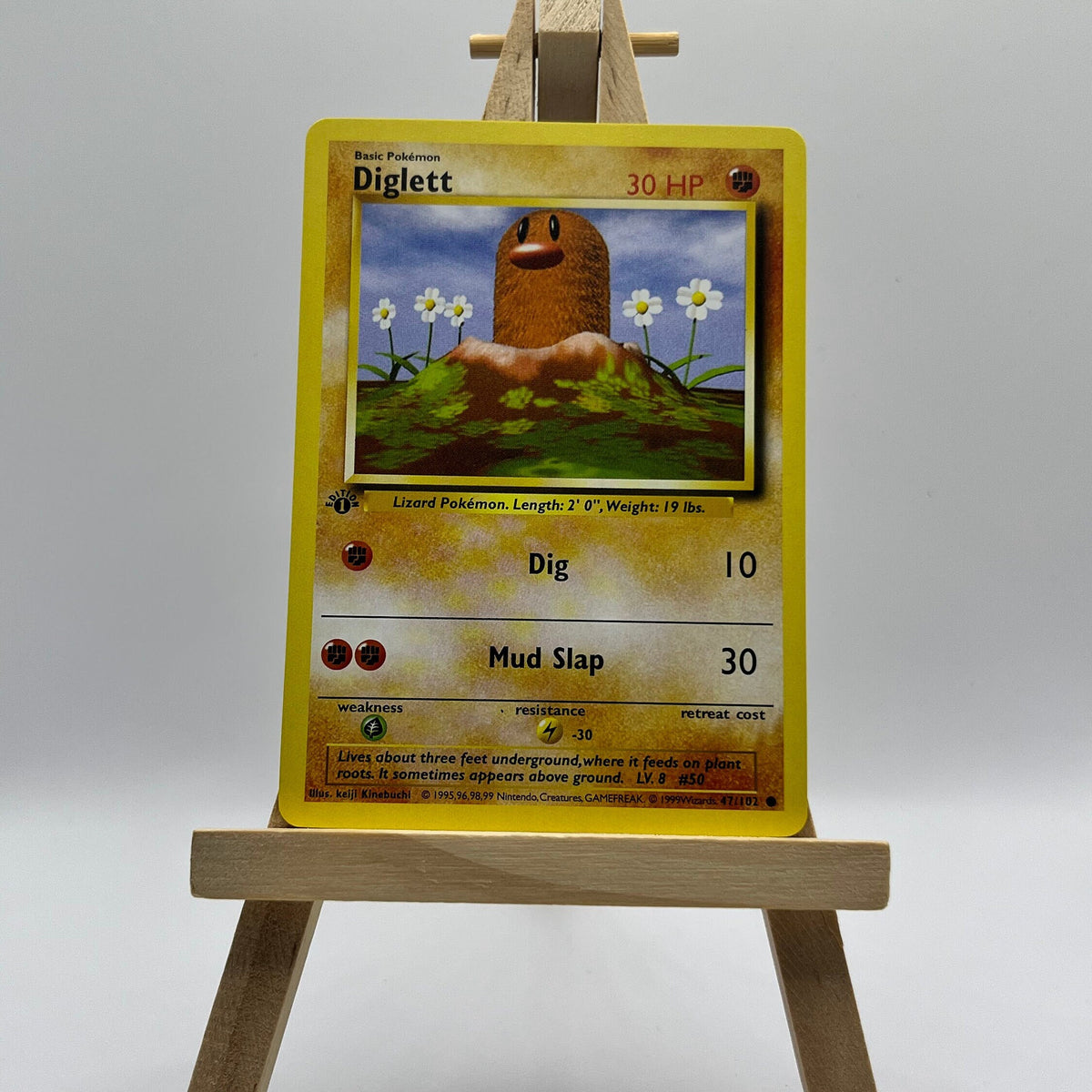 Diglett · Base Set First Edition #47 (Shadowless)