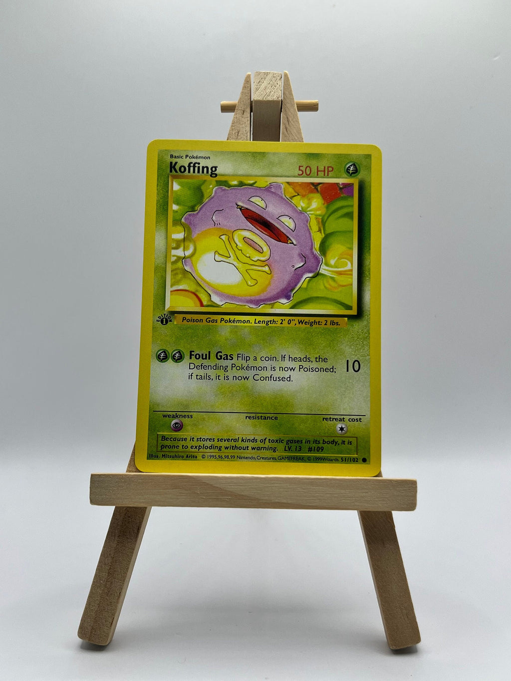 koffing pokemon card 1995 51/102 Base Set 1999 243/236 / Secret Rare Card Type / HP / Stage Koffing  Base Set First