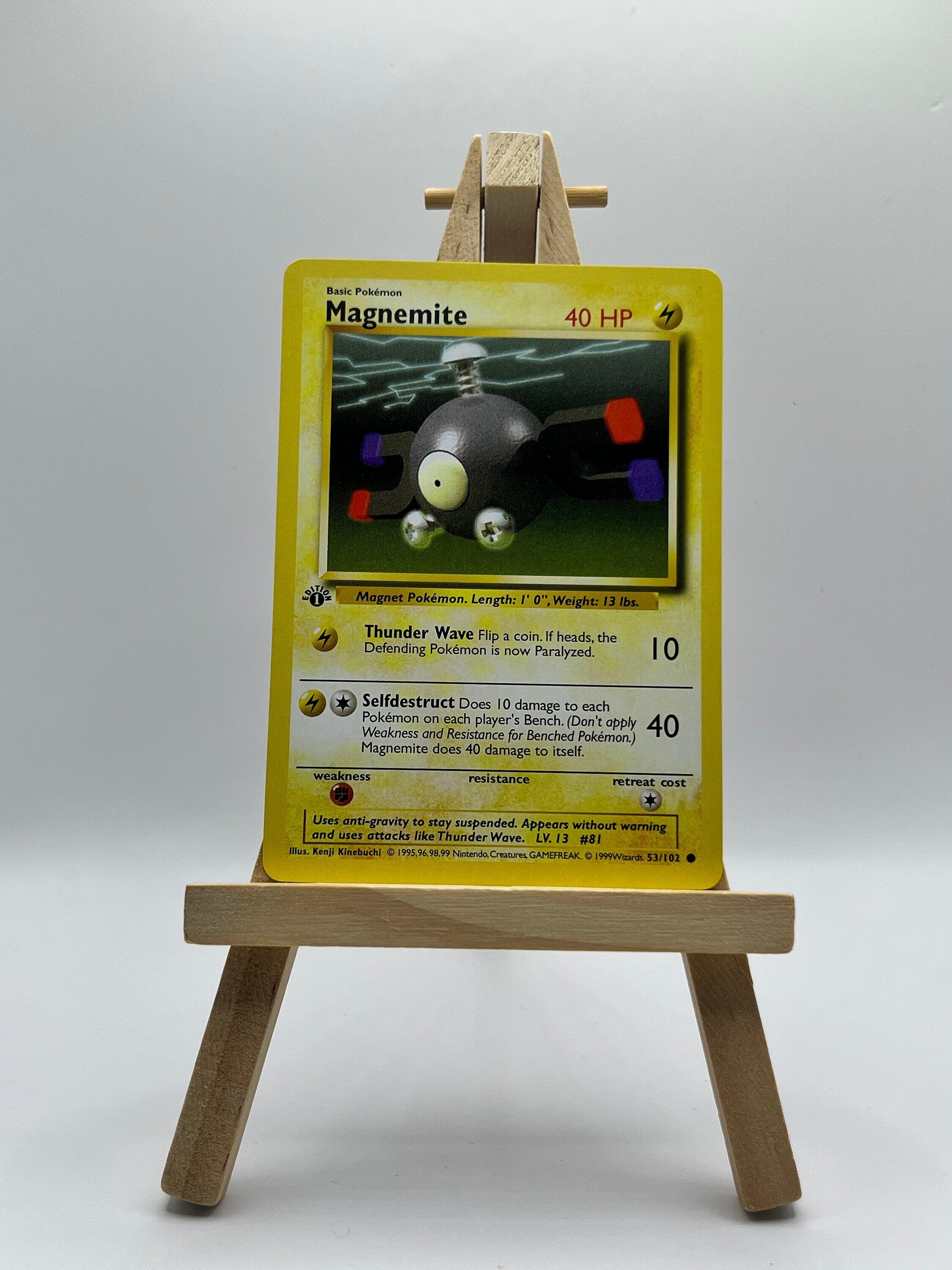 Magnemite · Base Set First Edition #53(Shadowless)
