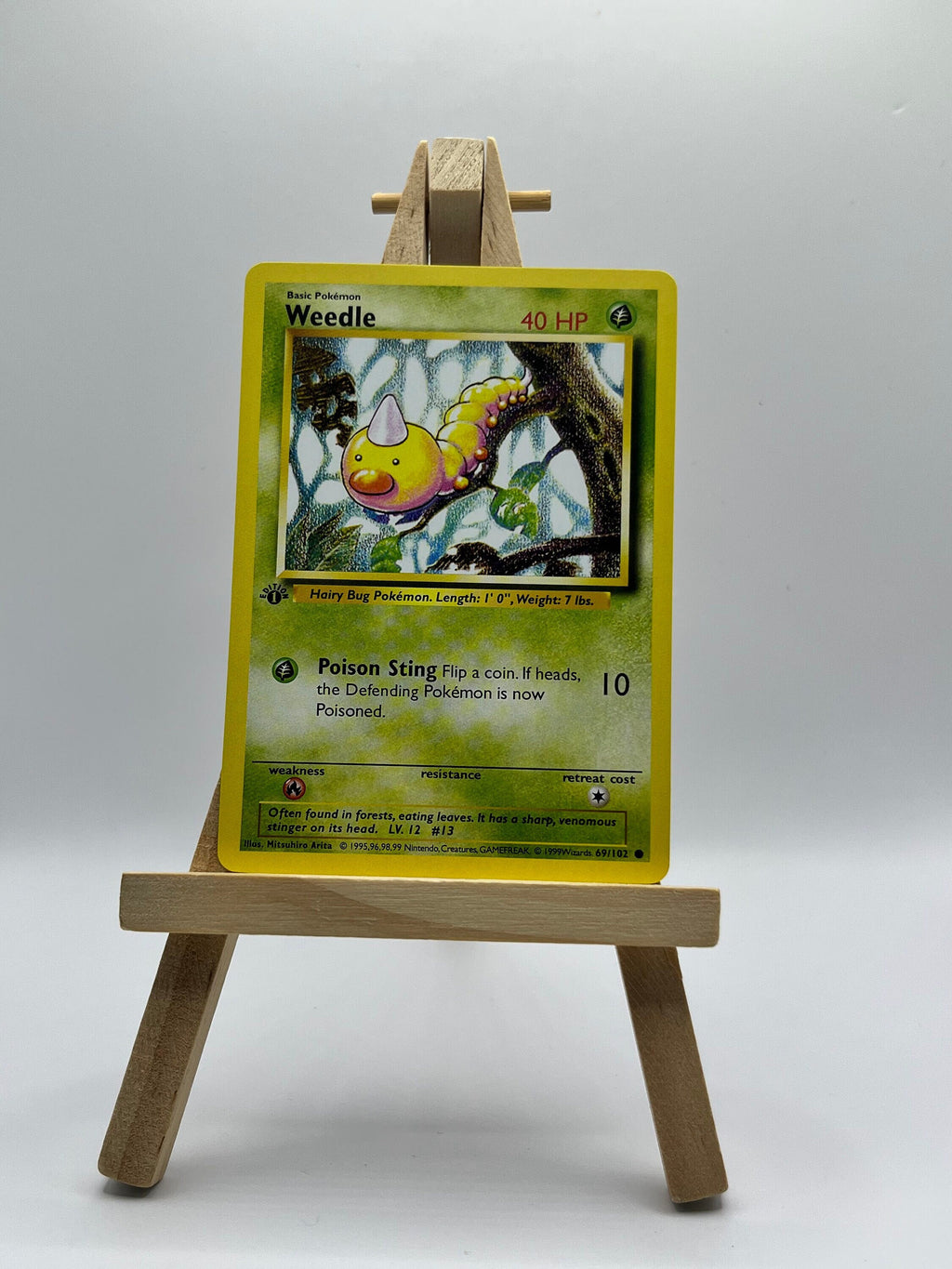 Weedle · Base Set First Edition #69(Shadowless)