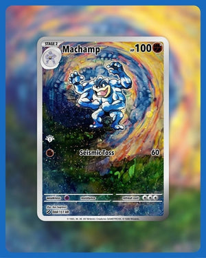 151 PokeArtica AI Artwork Custom Card - Machamp HOLO 068/151 151 PokeArtica AI Artwork Custom Card - Machamp HOLO 068/151