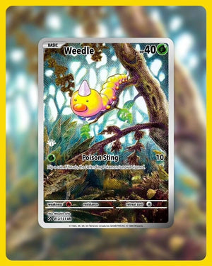 151 PokeArtica AI Artwork Custom Card - Weedle HOLO 013/151 151 PokeArtica AI Artwork Custom Card - Weedle HOLO 013/151