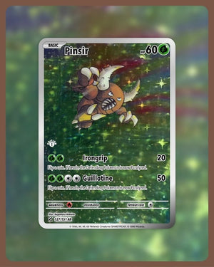 151 PokeArtica AI Artwork Custom Card - Pinsir HOLO 127/151 151 PokeArtica AI Artwork Custom Card - Pinsir HOLO 127/151
