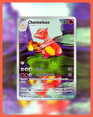 151 PokeArtica AI Artwork Custom Card - Charmeleon NON-HOLO 008/151 151 PokeArtica AI Artwork Custom Card - Charmeleon NON-HOLO 008/151